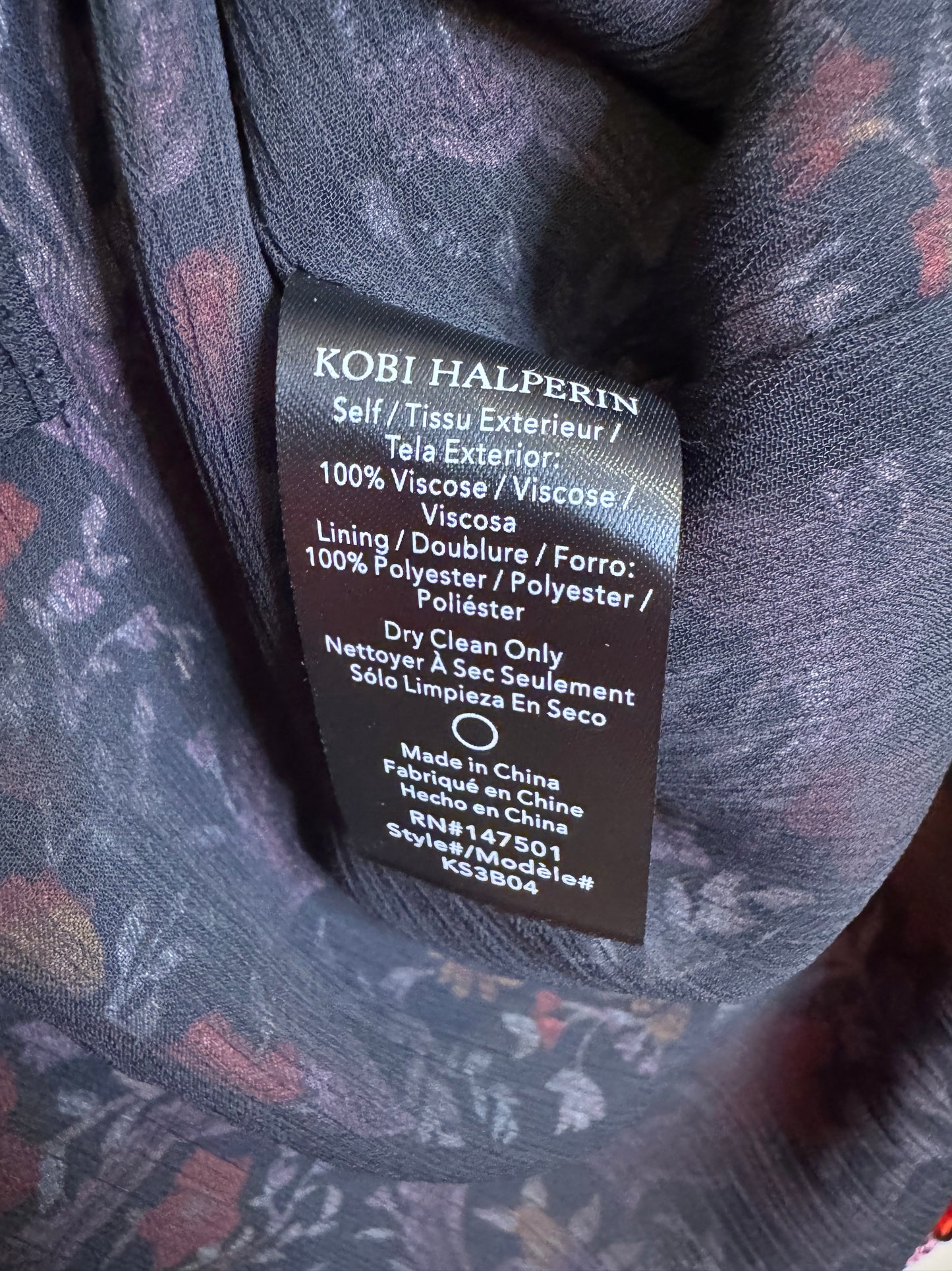 Kobi Halperin floral blouse - xs