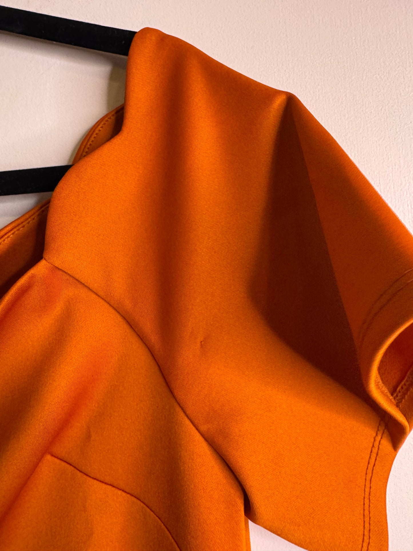 burnt orange dress - 1X