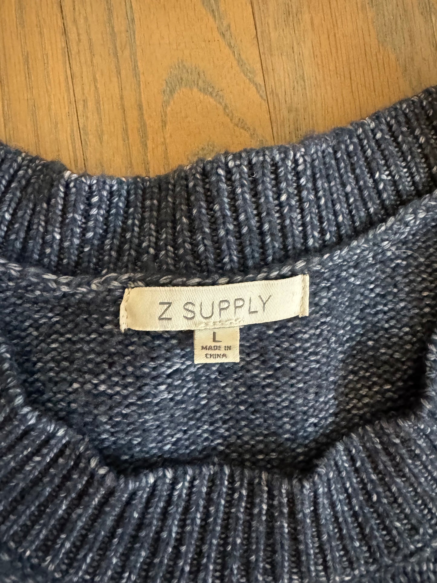 striped sweater - large