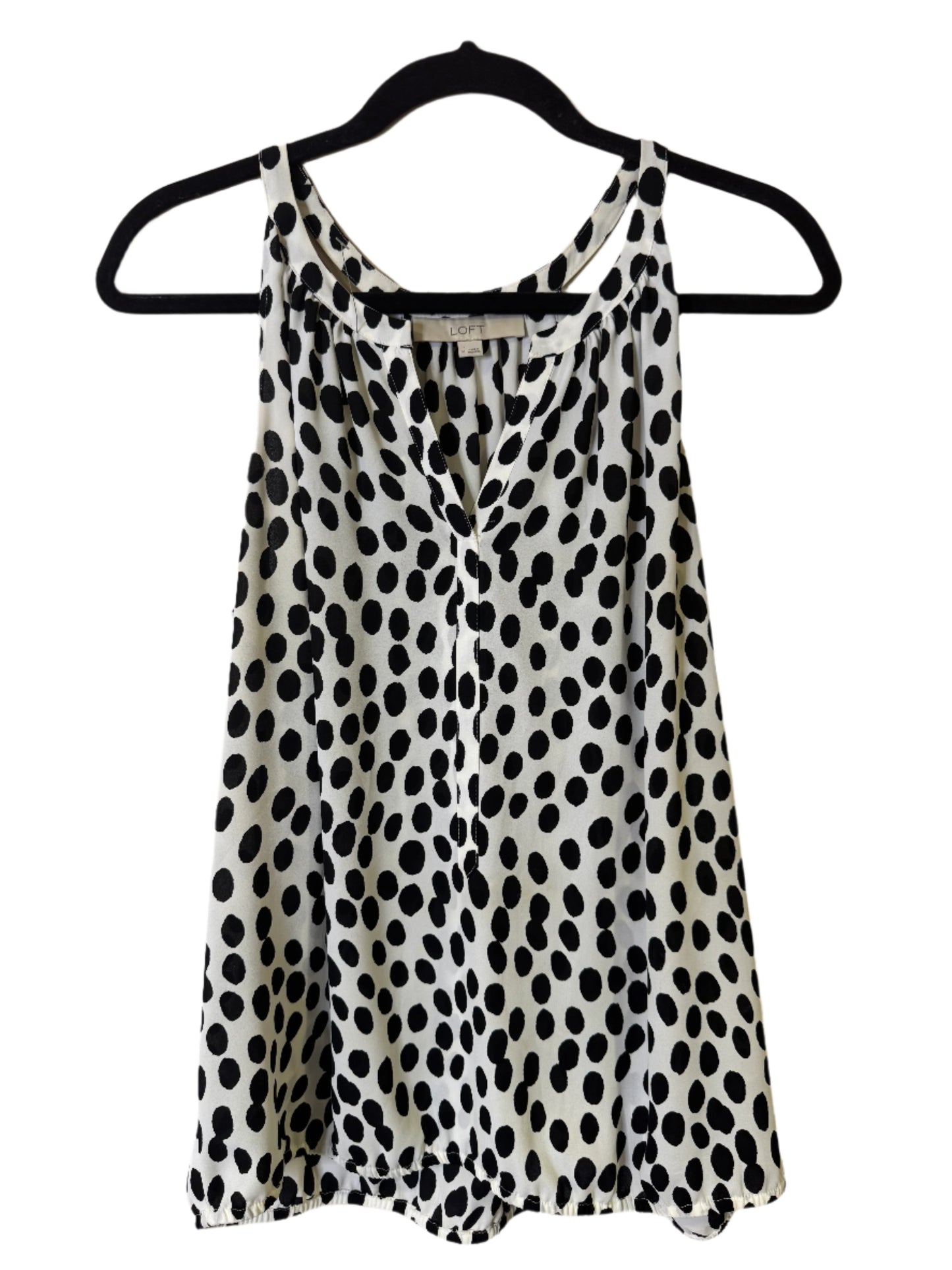 Loft black white spotted tank - medium