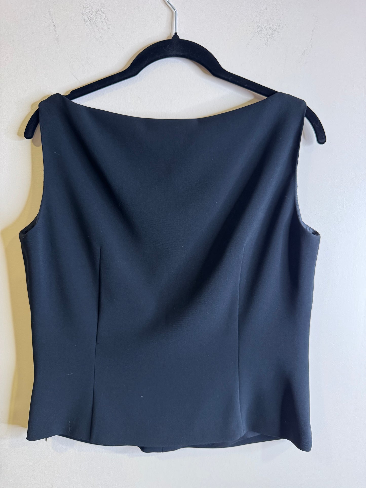 black dress top - size 8