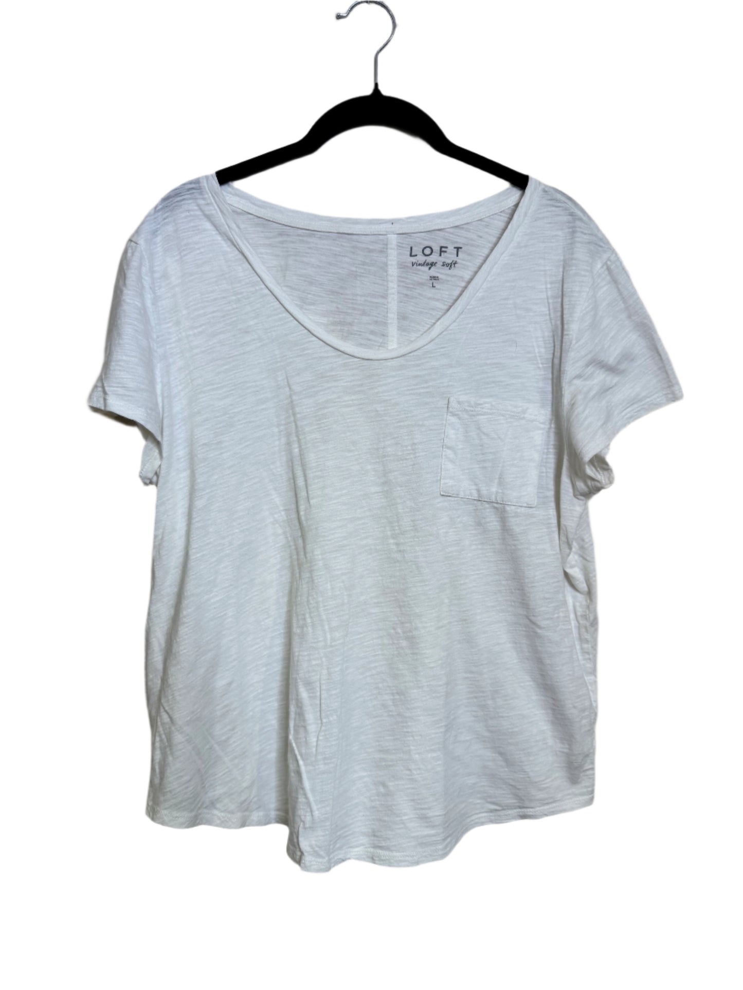 Loft Vintage soft white t-shirt - large