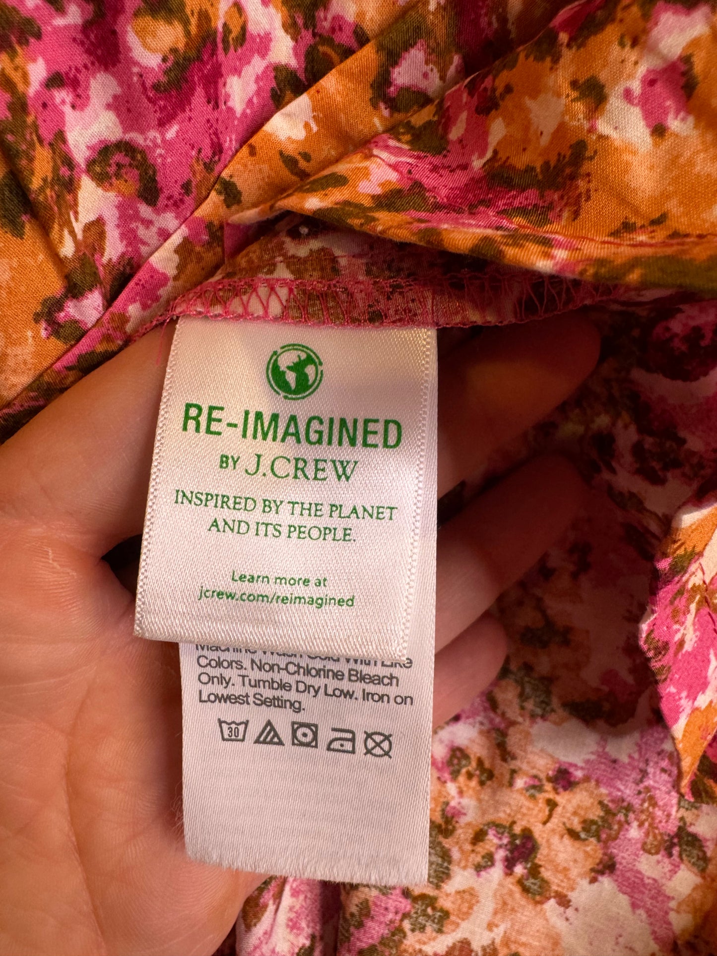 J Crew smocked dress - xs