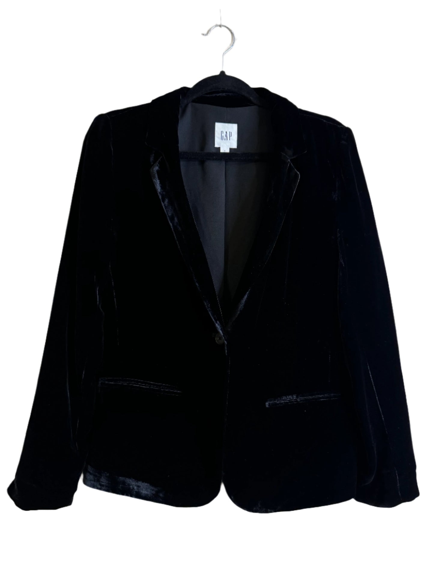 black velvet blazer - size 4