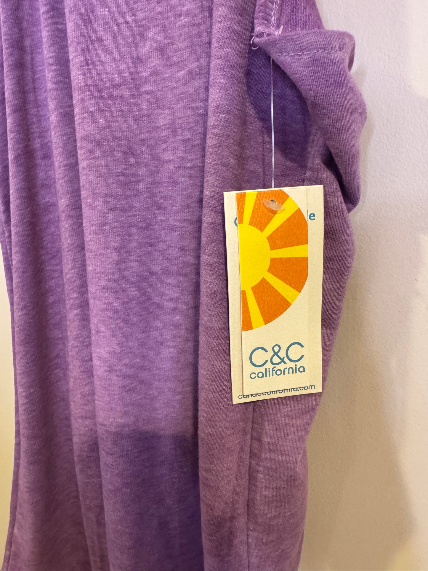 C&C California purple tank - medium NWT