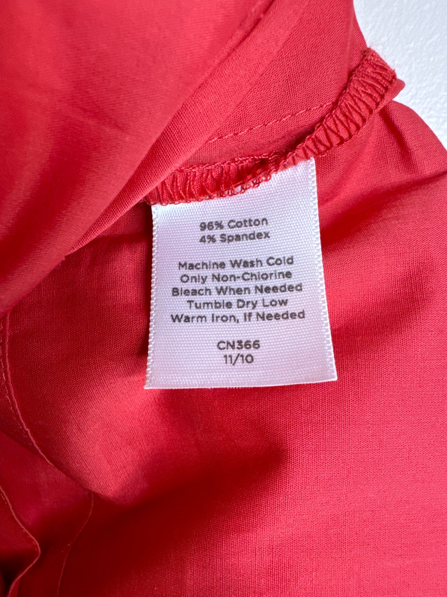 coral pleated midi skirt - size 8