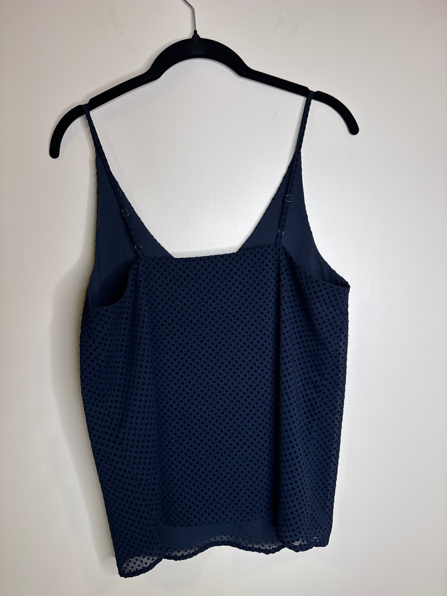 Banana Republic navy textured cami - small