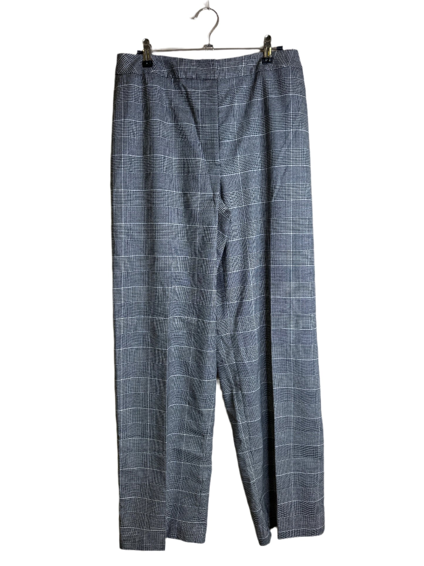 wide leg plaid ankle pant NWT - size 10