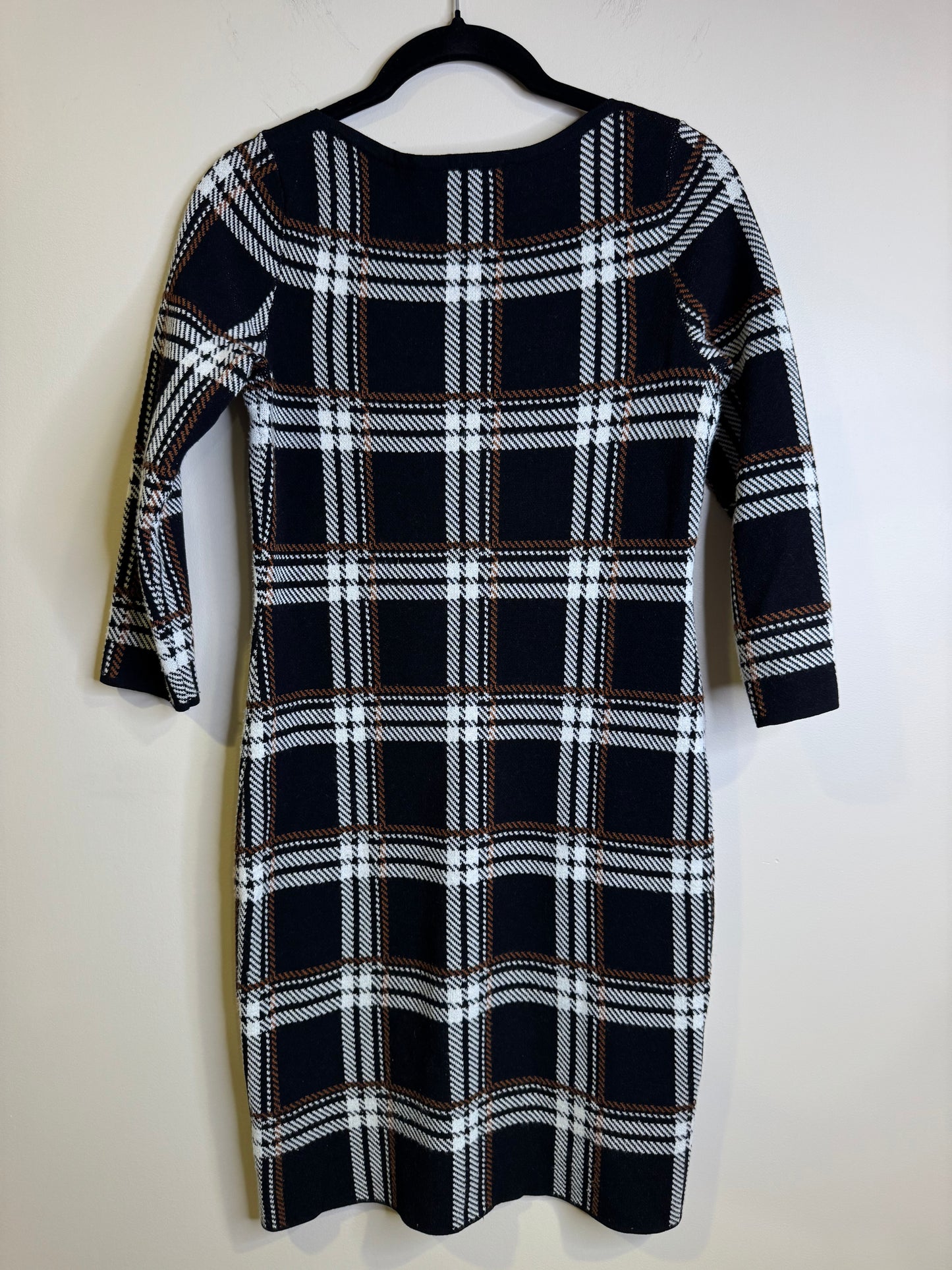 plaid sweater dress - XSP