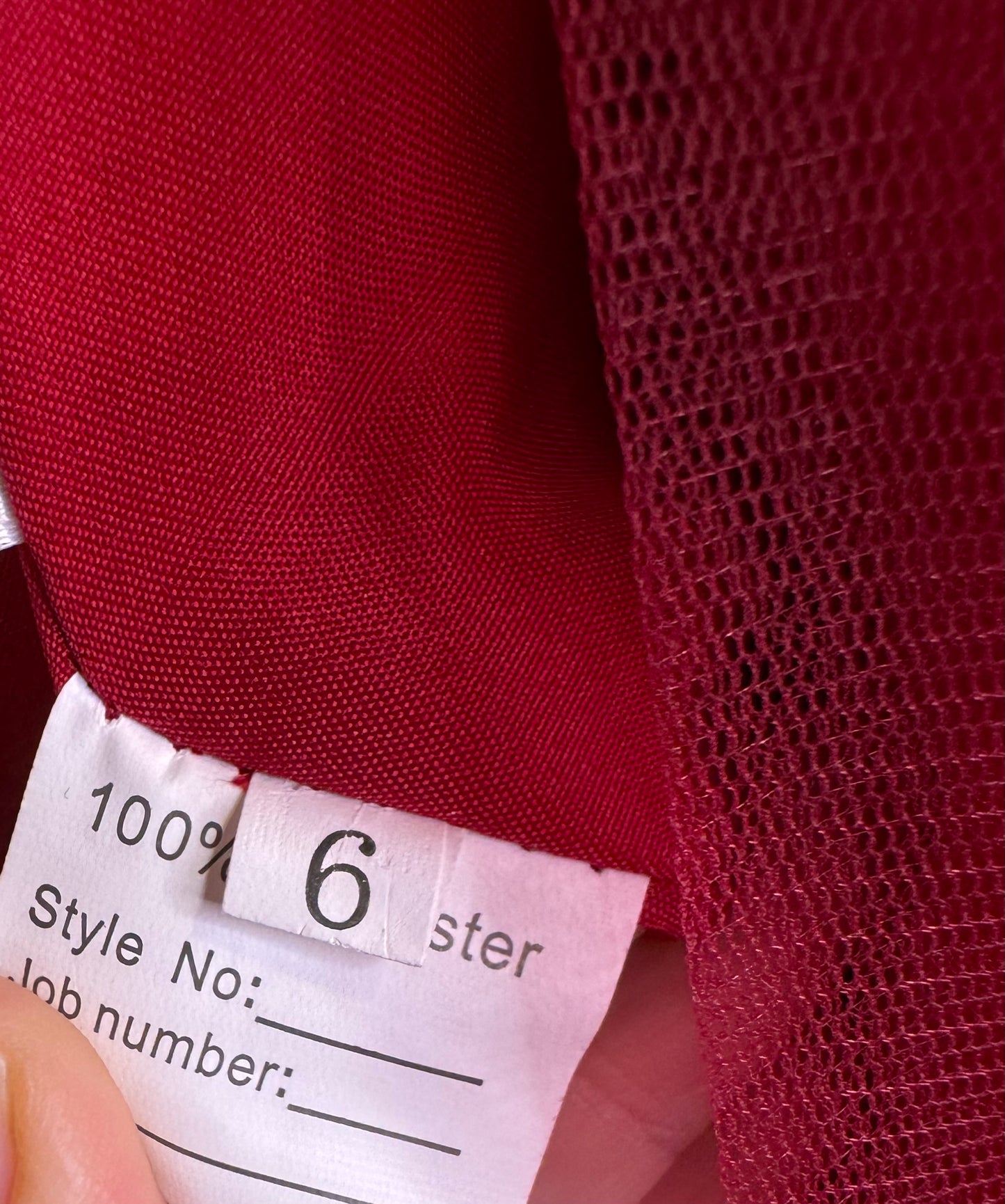gorgeous red dress - size 6
