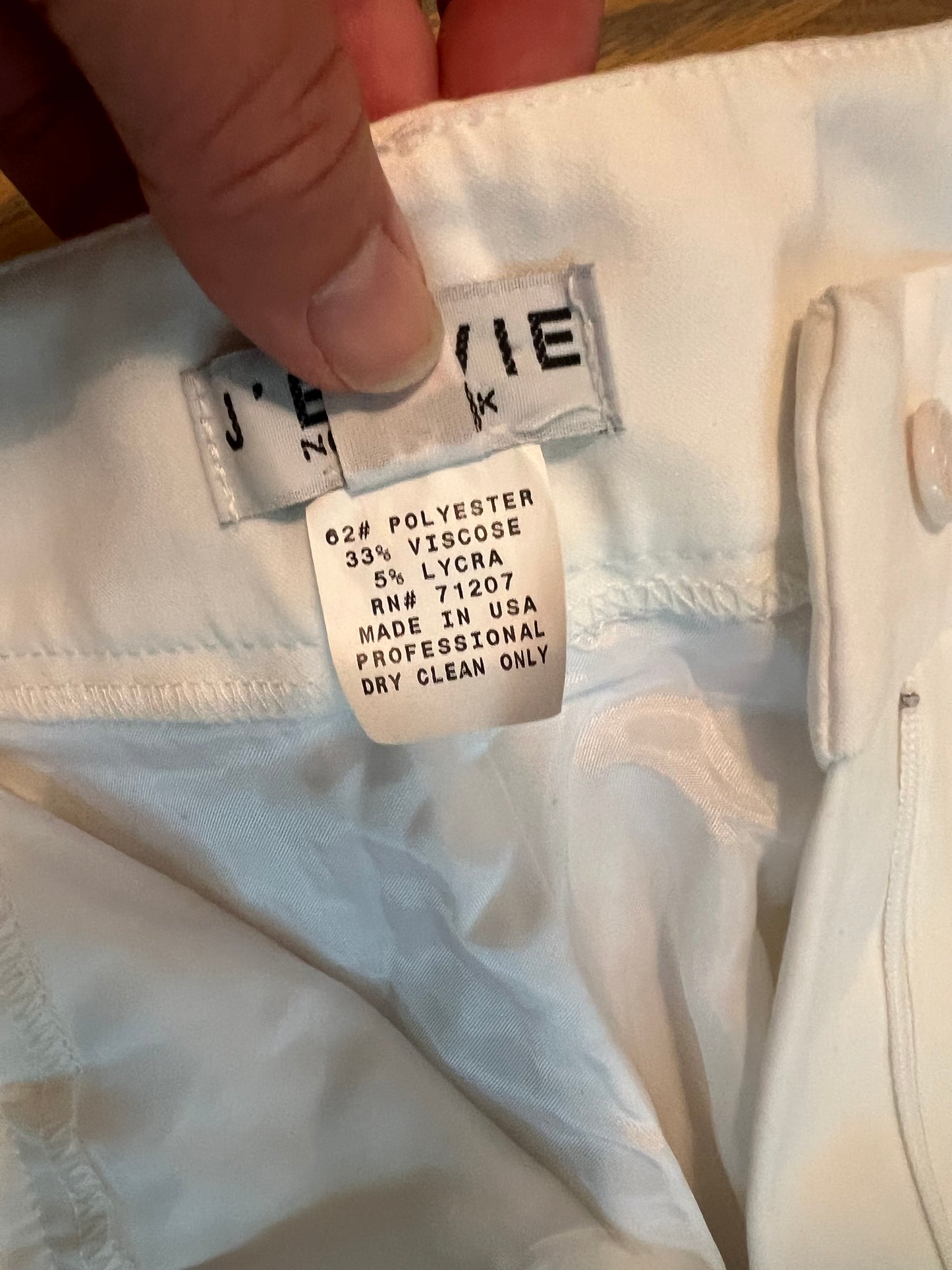 white pants - size 12