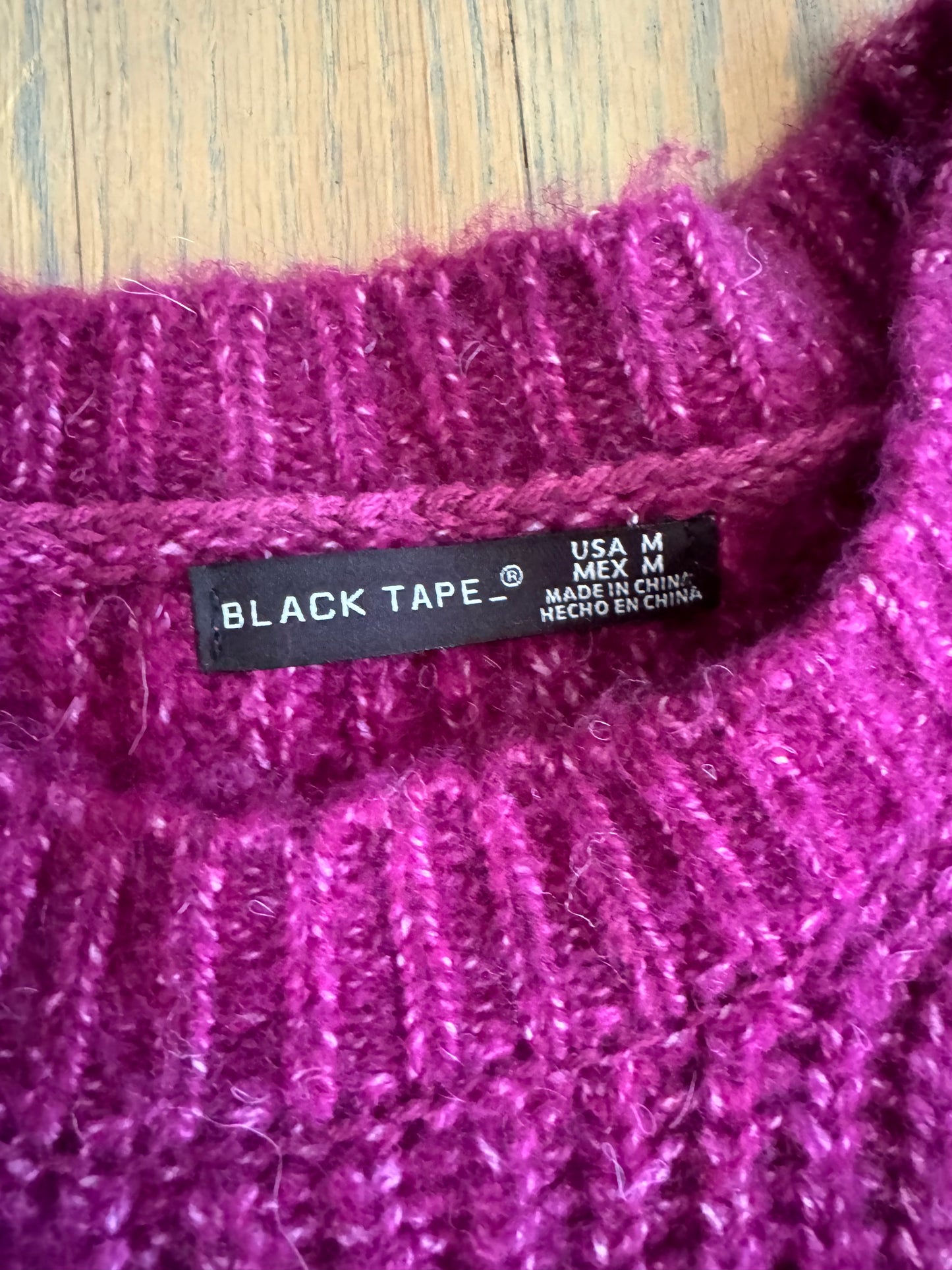 chunky crewneck sweater - medium