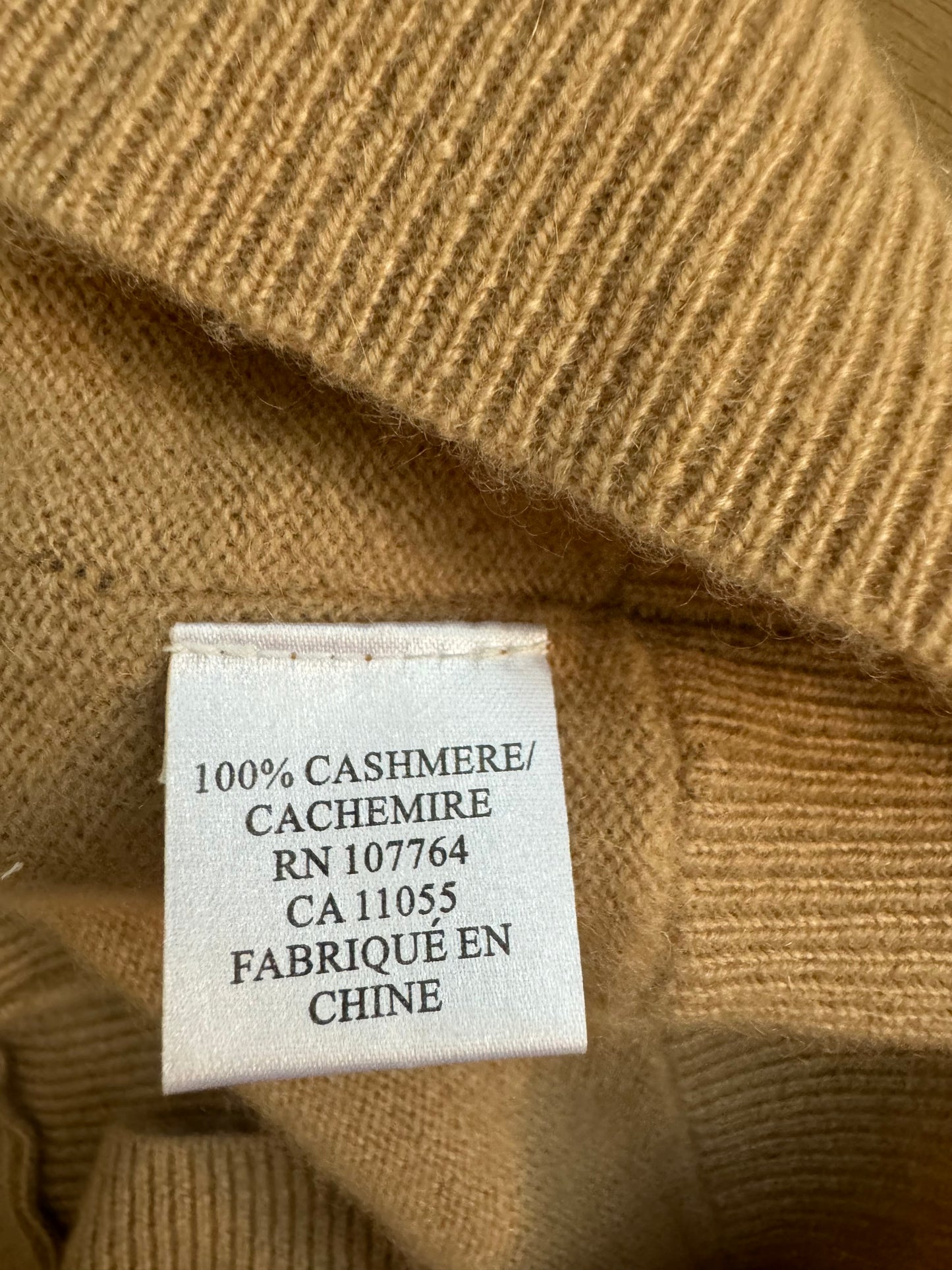 100% Cashmere short sleeve sweater - xs