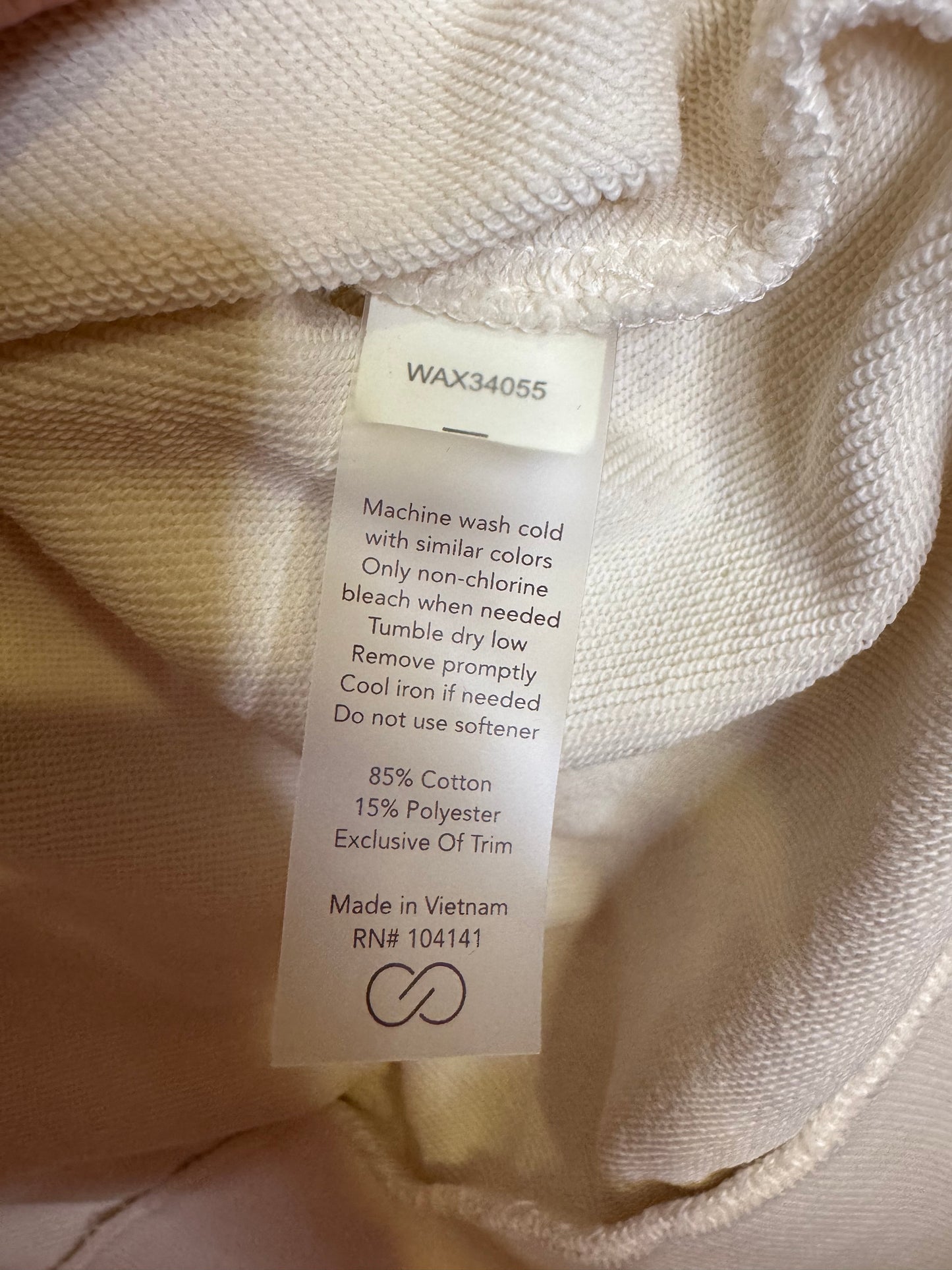 Callia cream sweatshirt - small