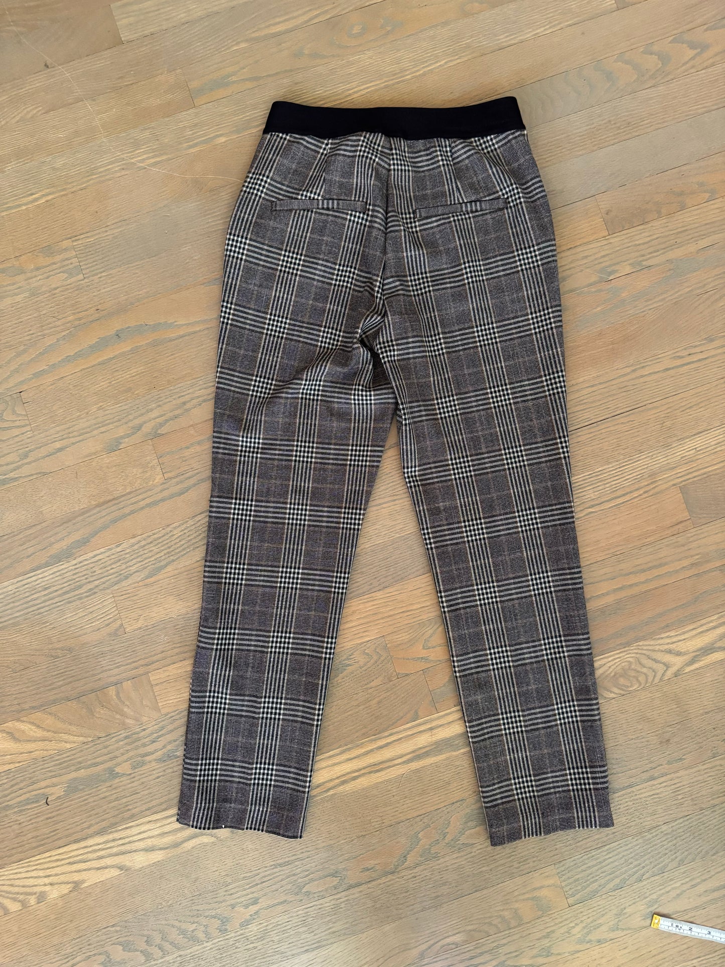plaid ankle pant - size 6
