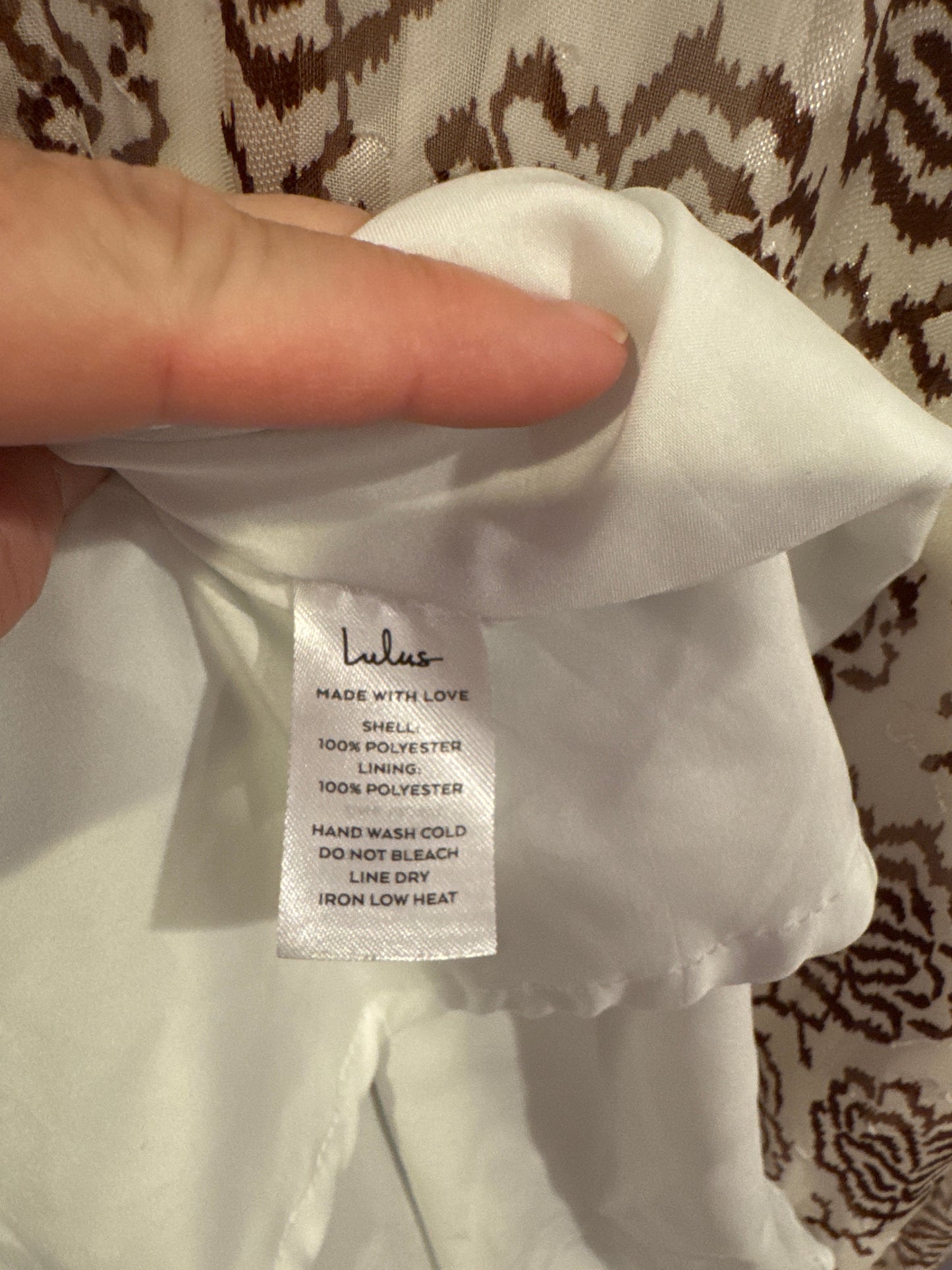 Lulu’s floral dress - small