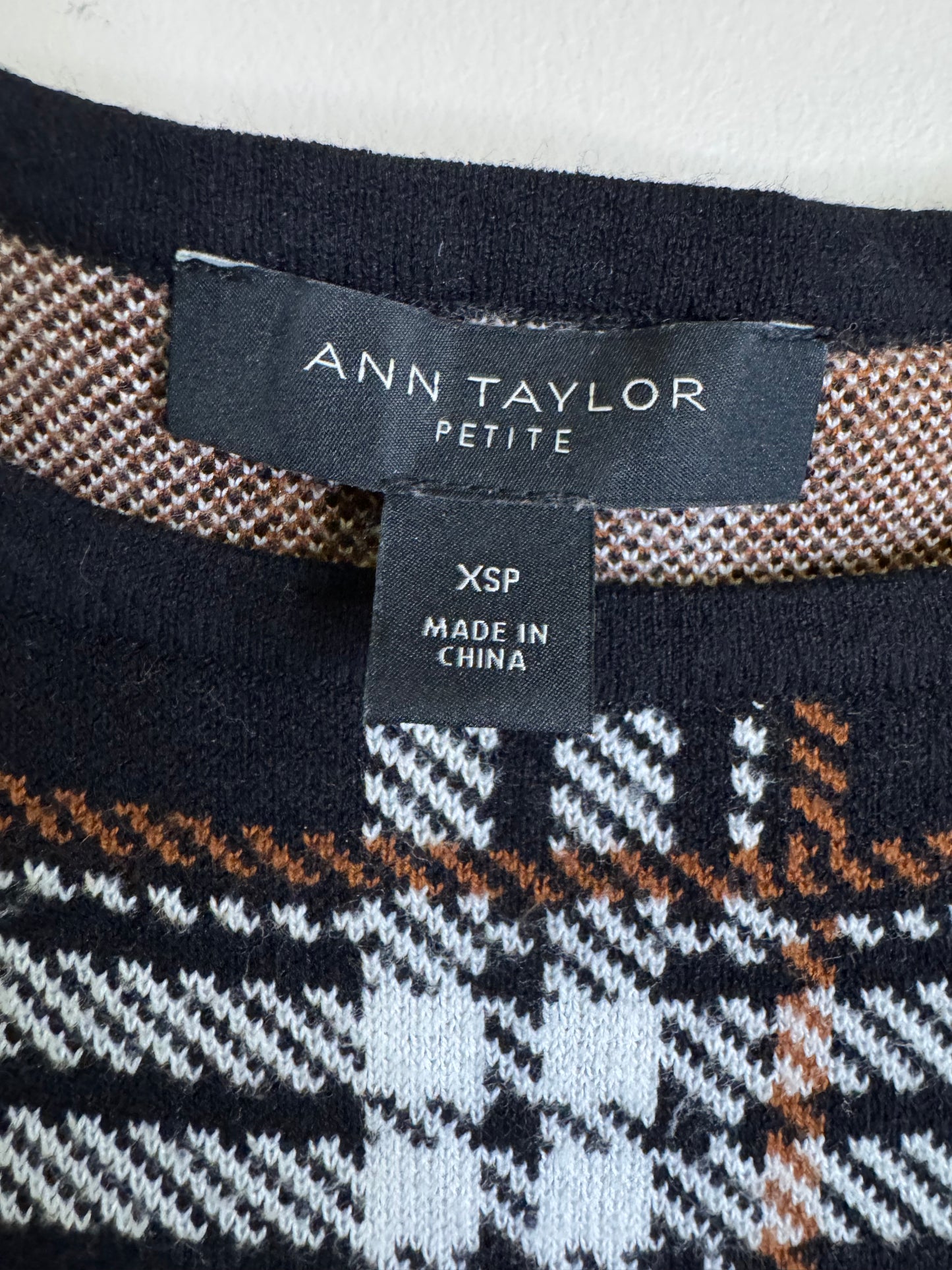 plaid sweater dress - XSP