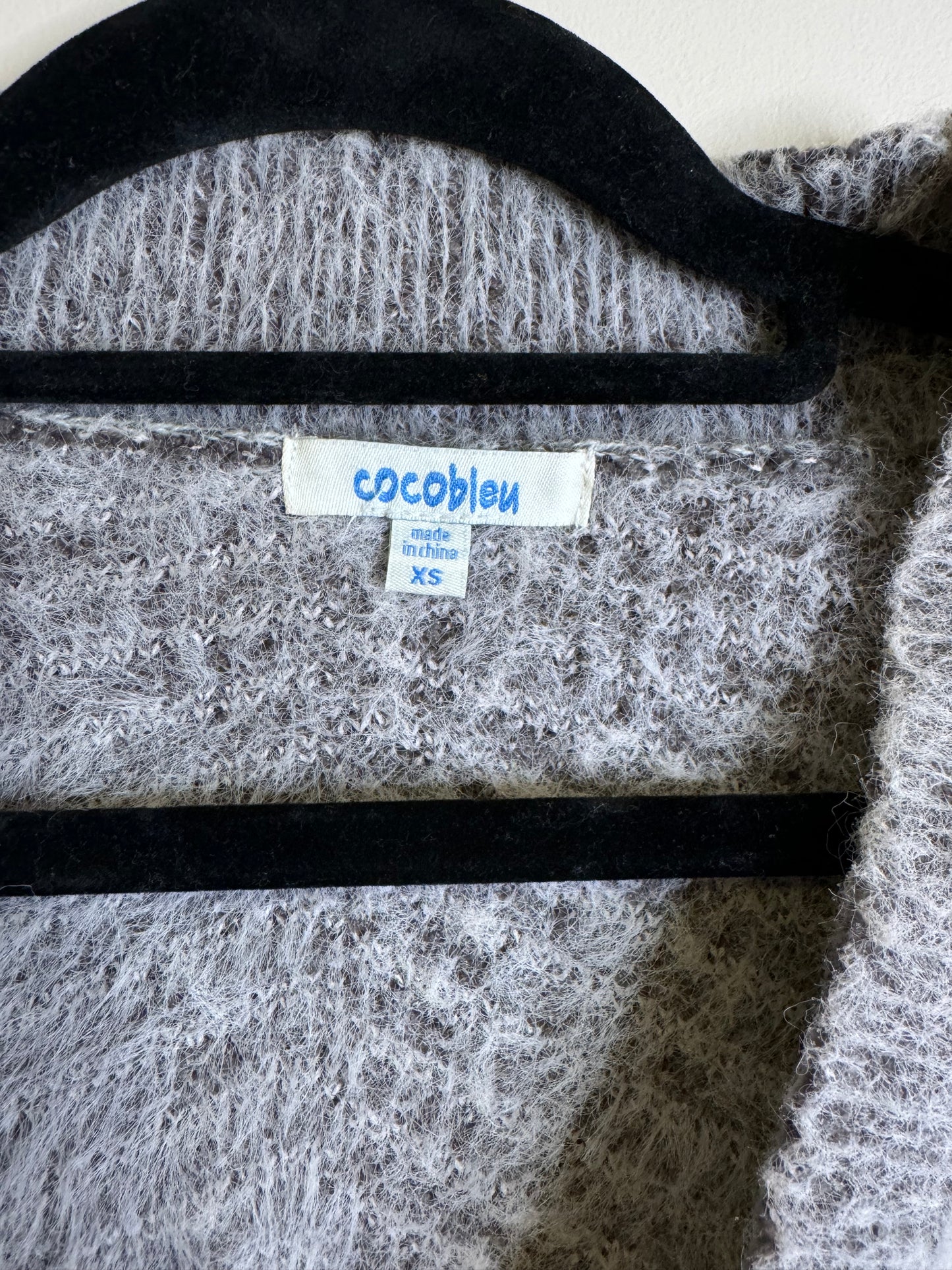 vintage cardigan - oversized xs