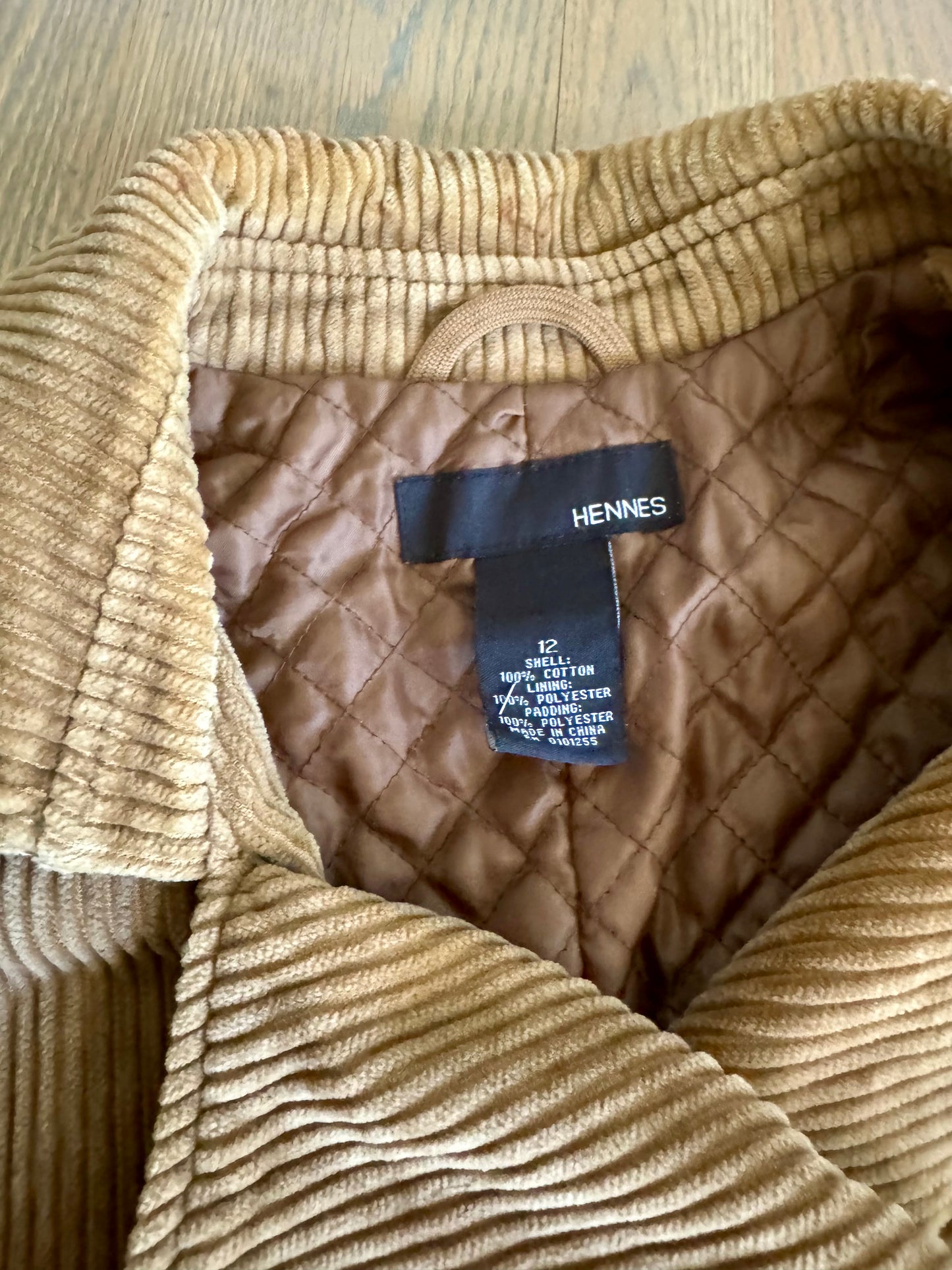 Corduroy jacket - size 12