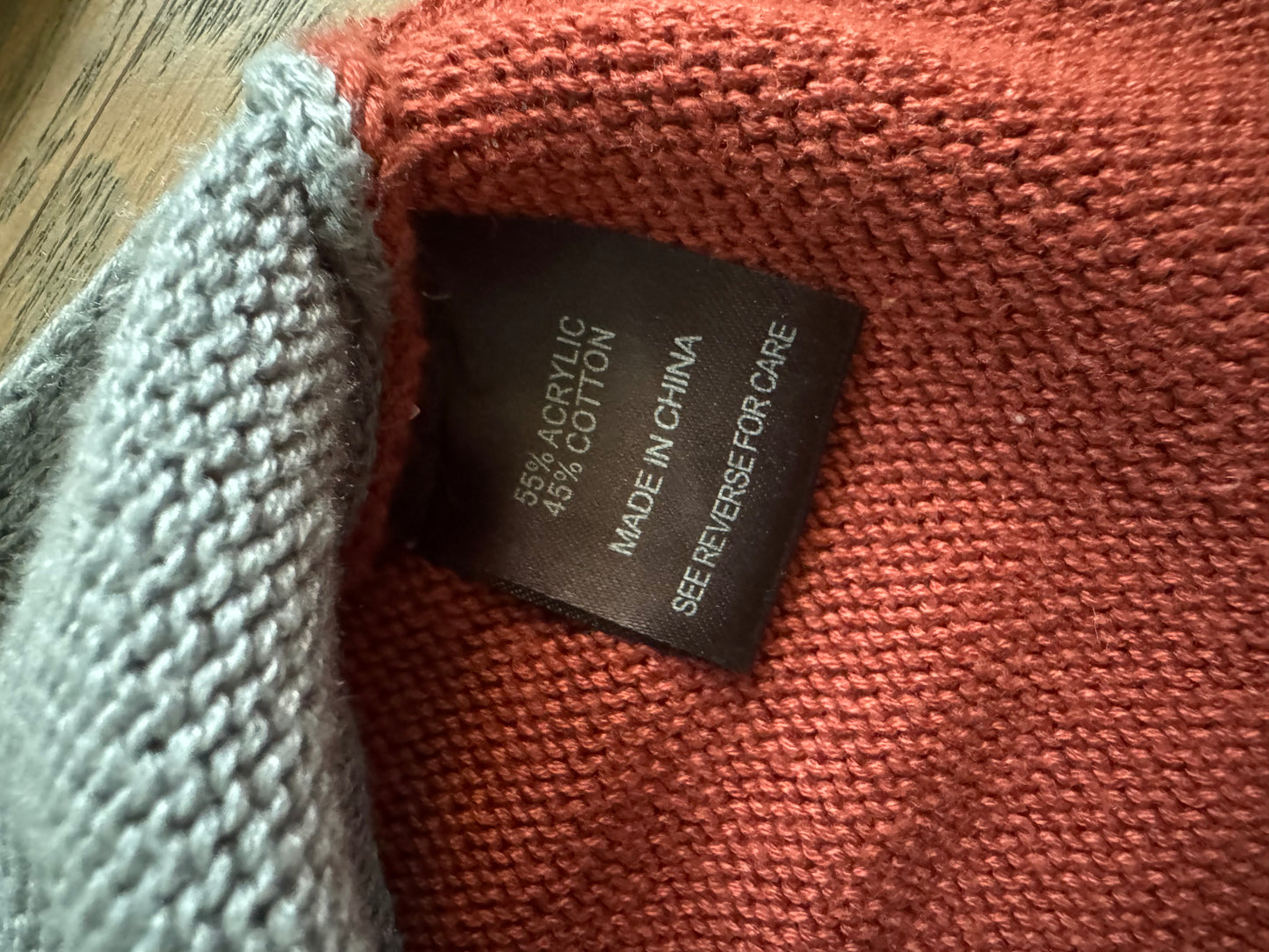 colorblock cardigan - xs