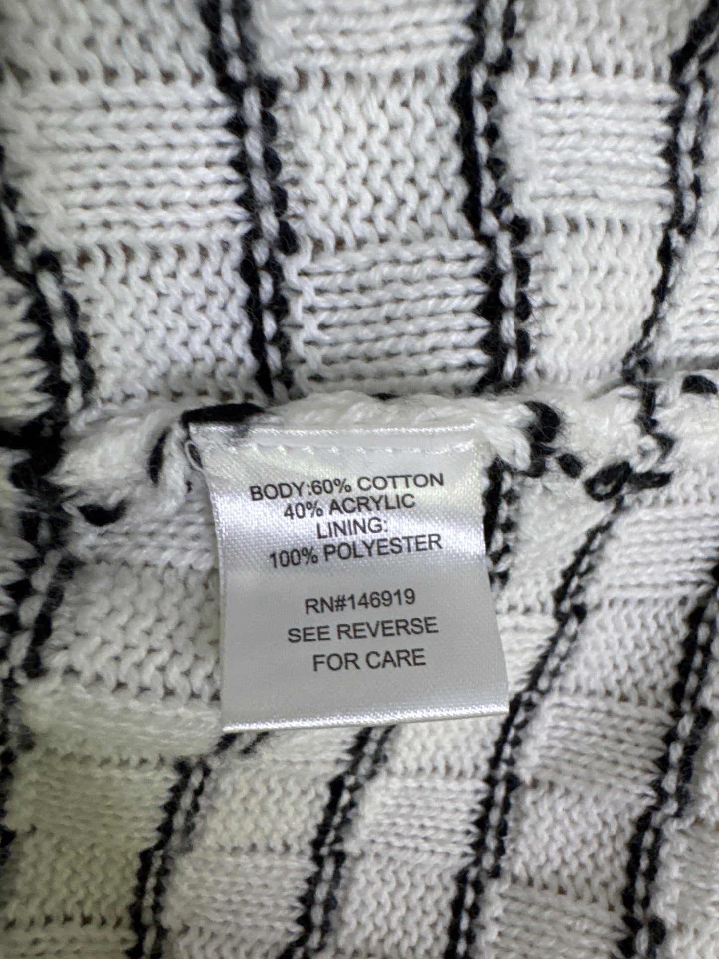 black/white sweater skirt pencil - medium