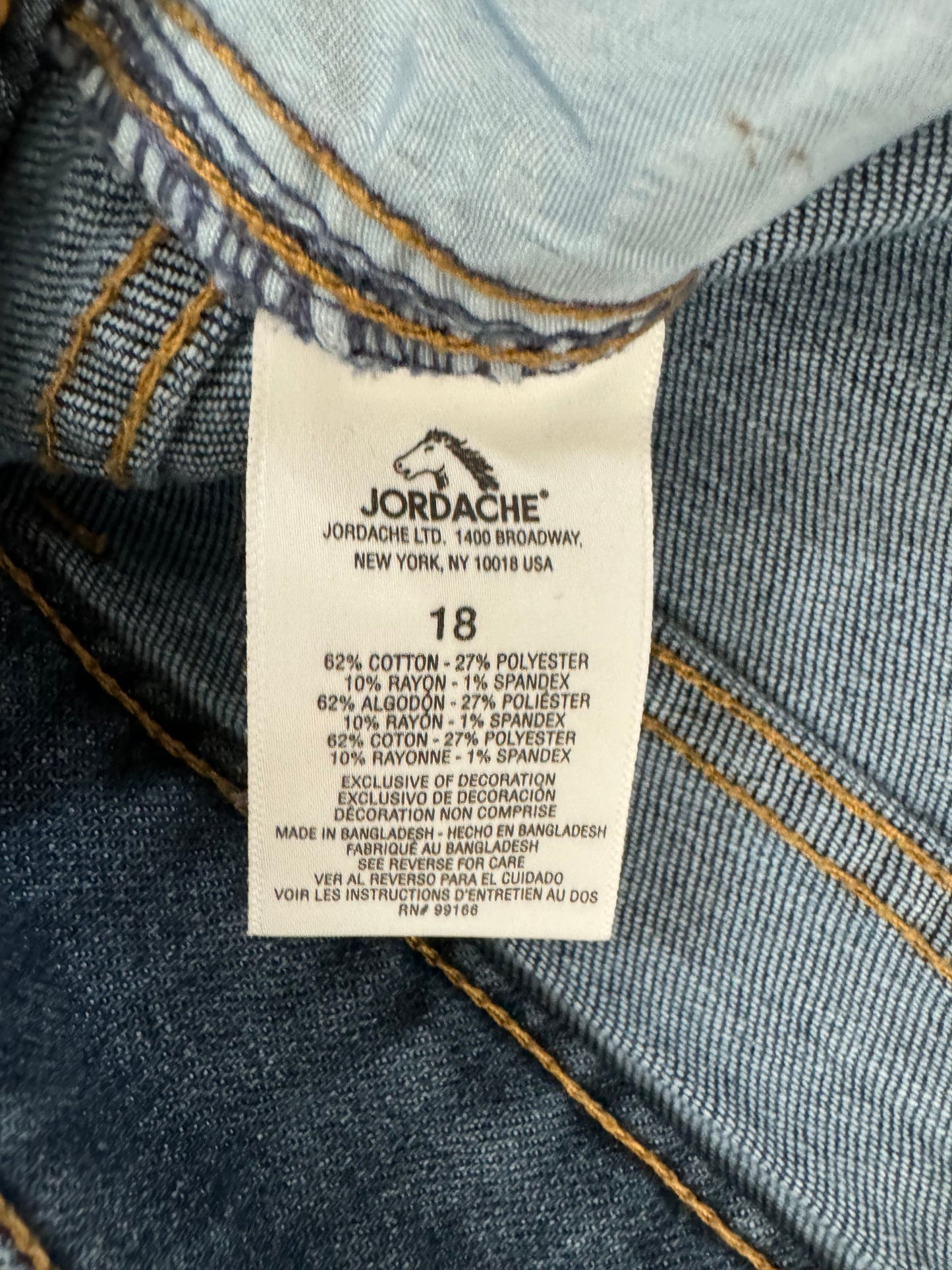 boot cut denim - size 18