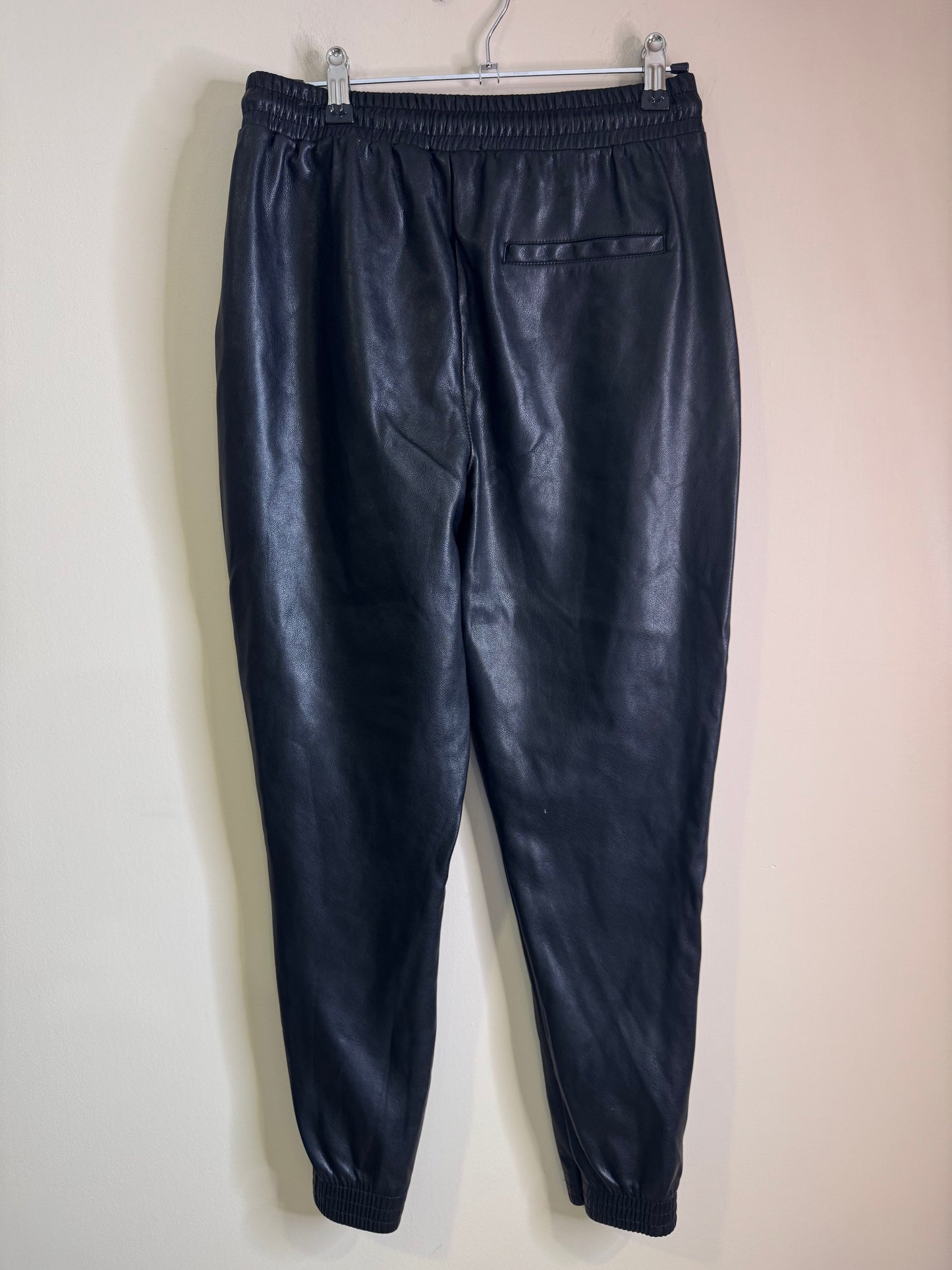 Anthropologie leather jogger - size xs