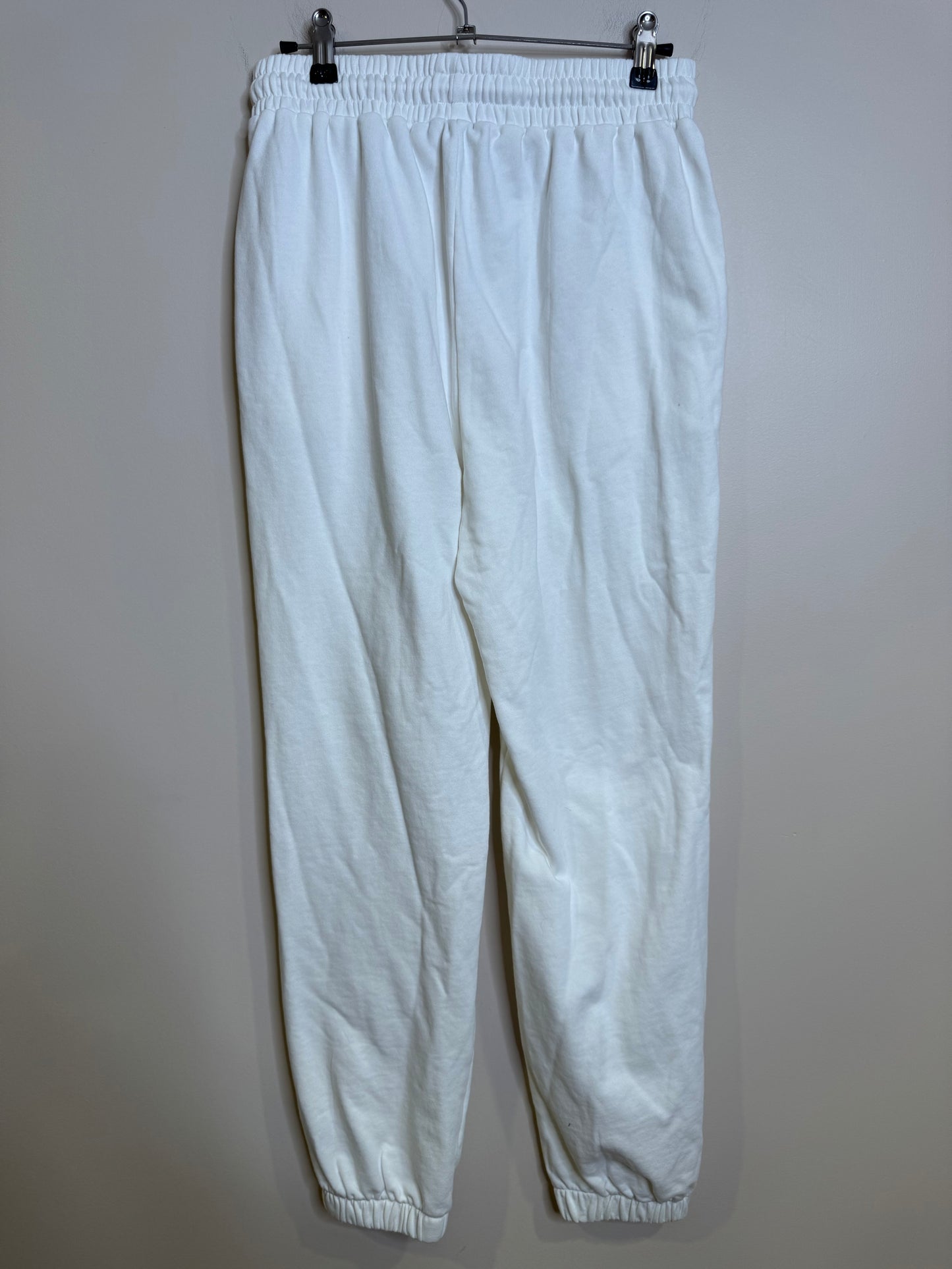 white sweatpants - small