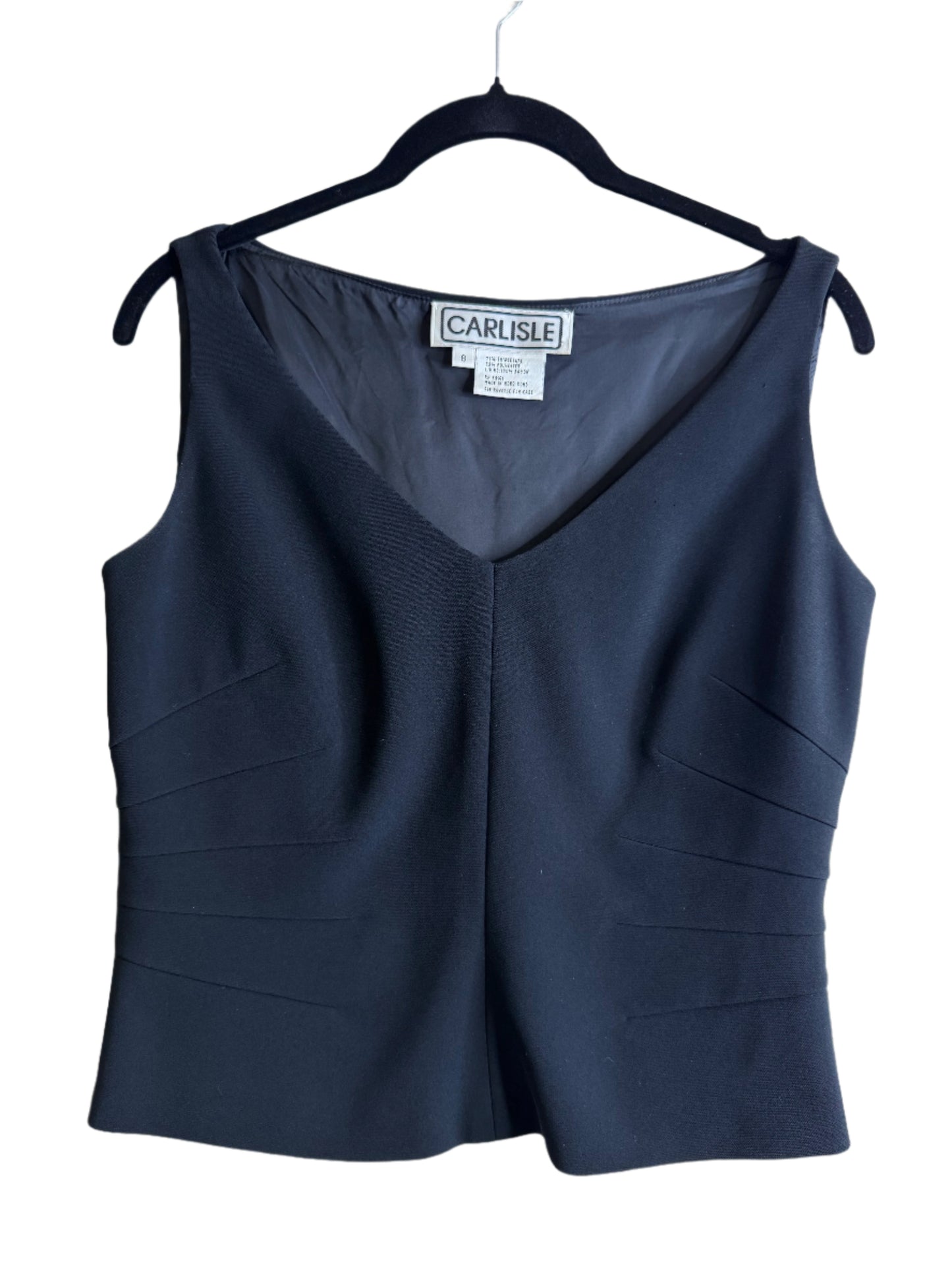 black dress top - size 8