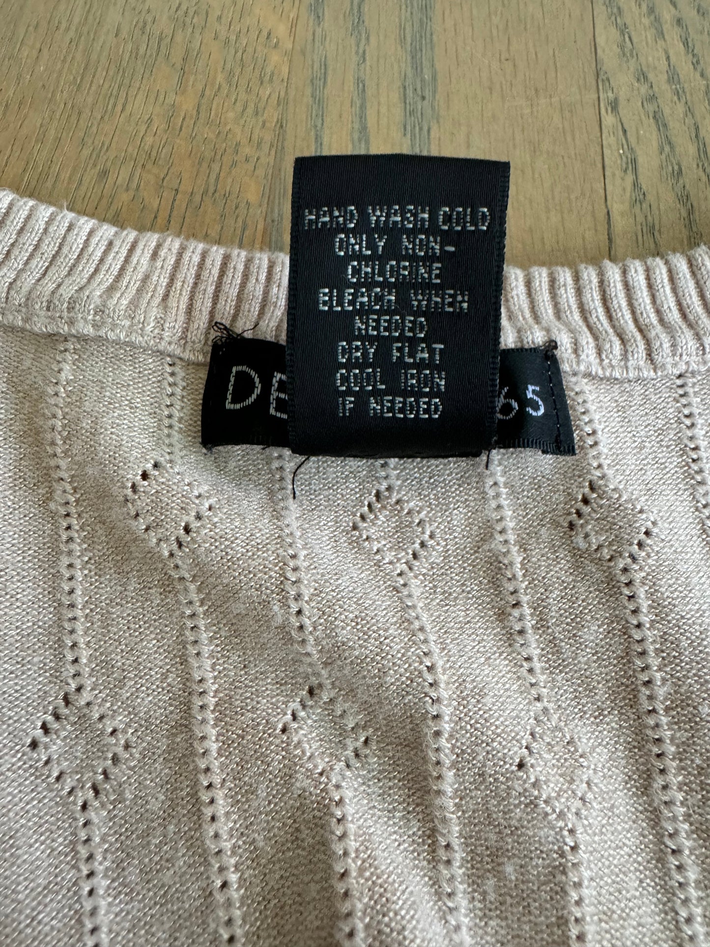 tan faux cardigan sweater -XL