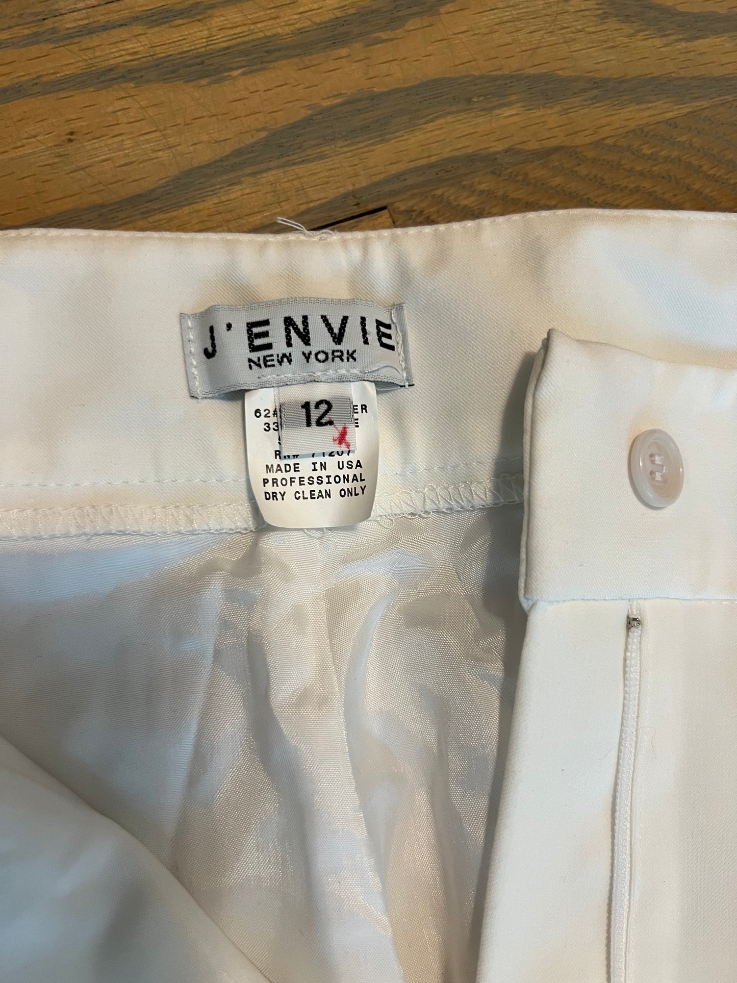 white pants - size 12