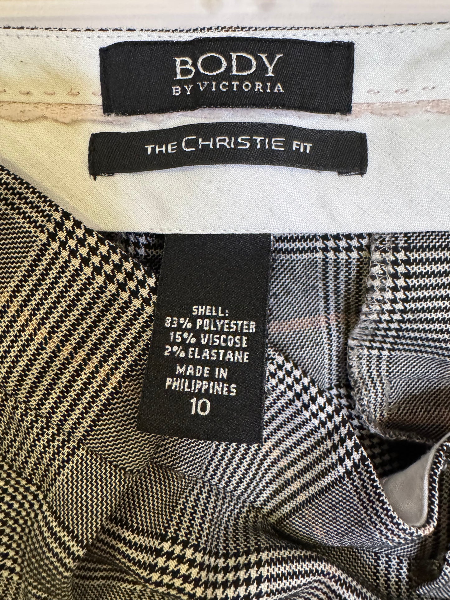 The Christie Fit plaid pant - size 10