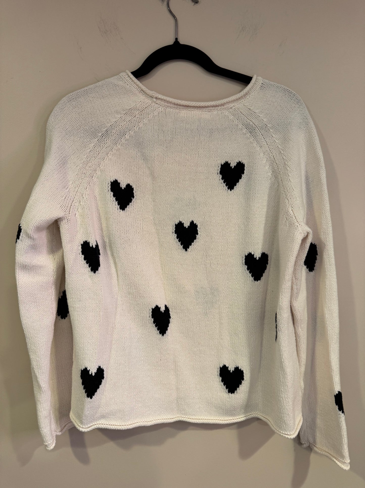 heart sweater - medium