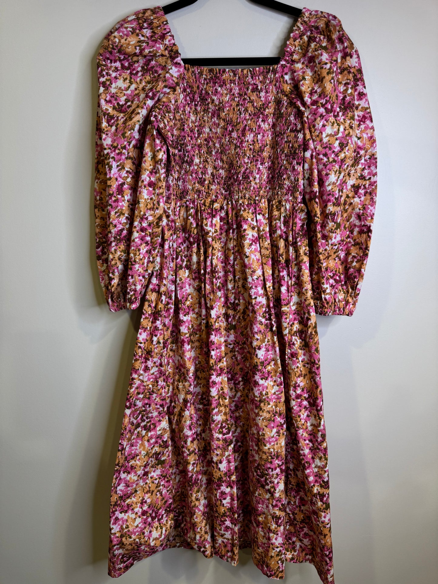 J Crew smocked dress - xs