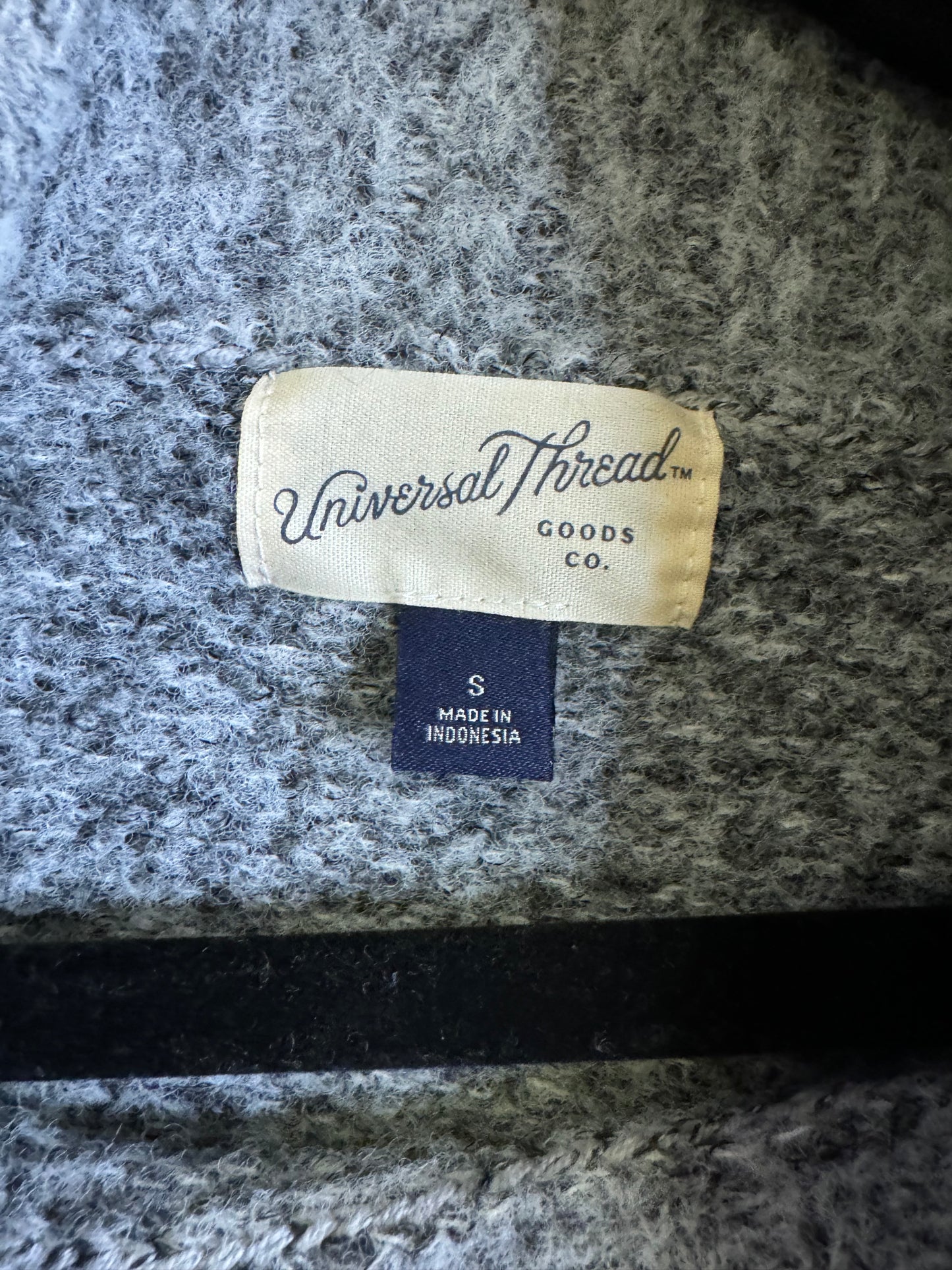 grey sweater - small