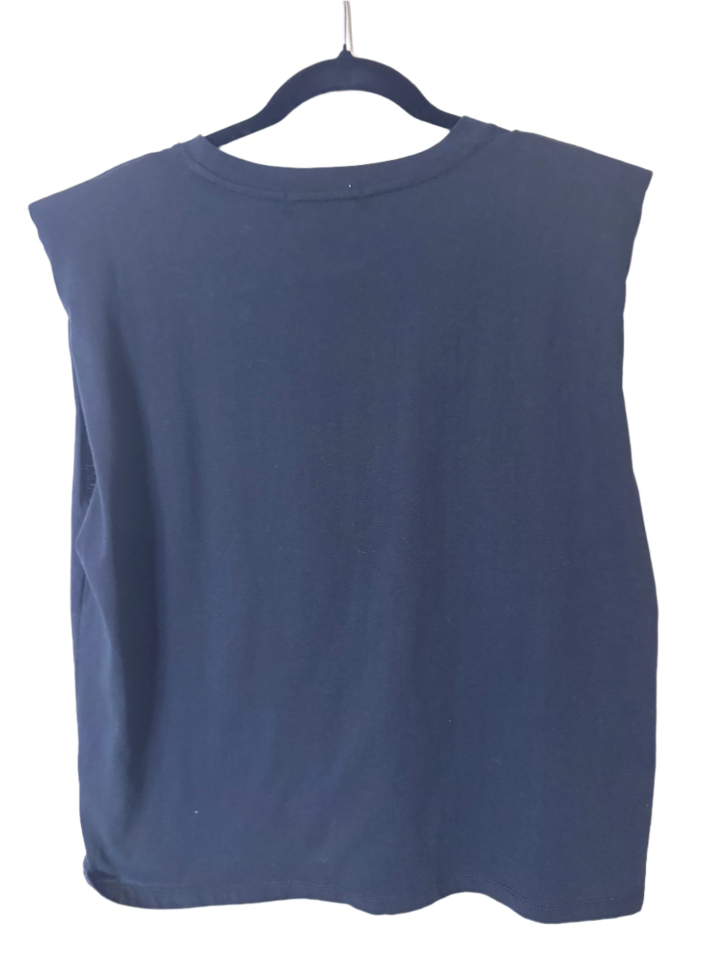 Sanctuary black sleeveless shirt - large