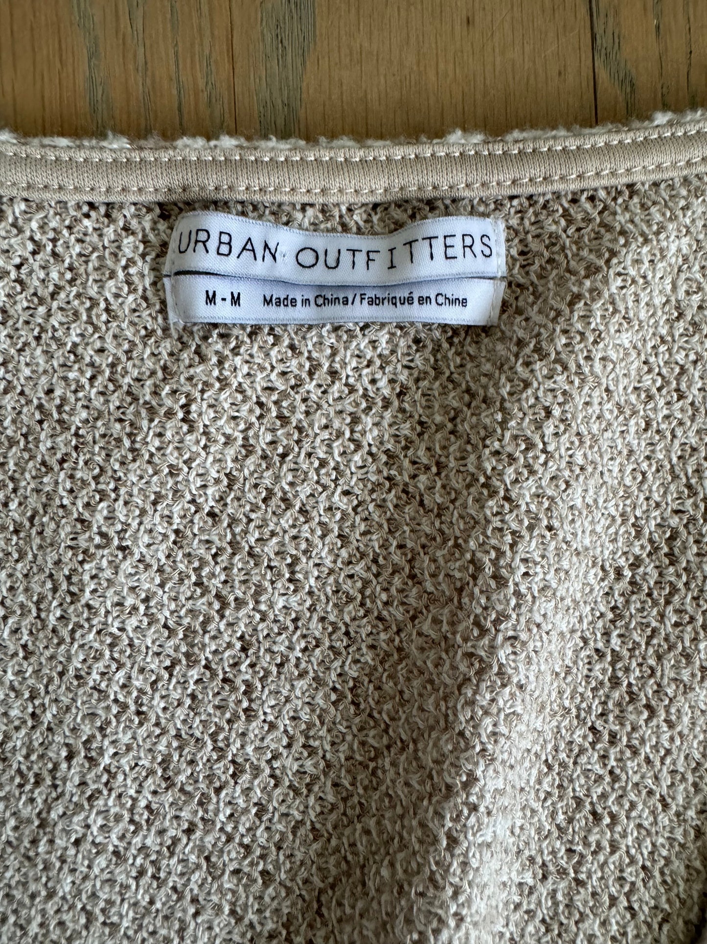 urban outfitters cropped shirt - medium
