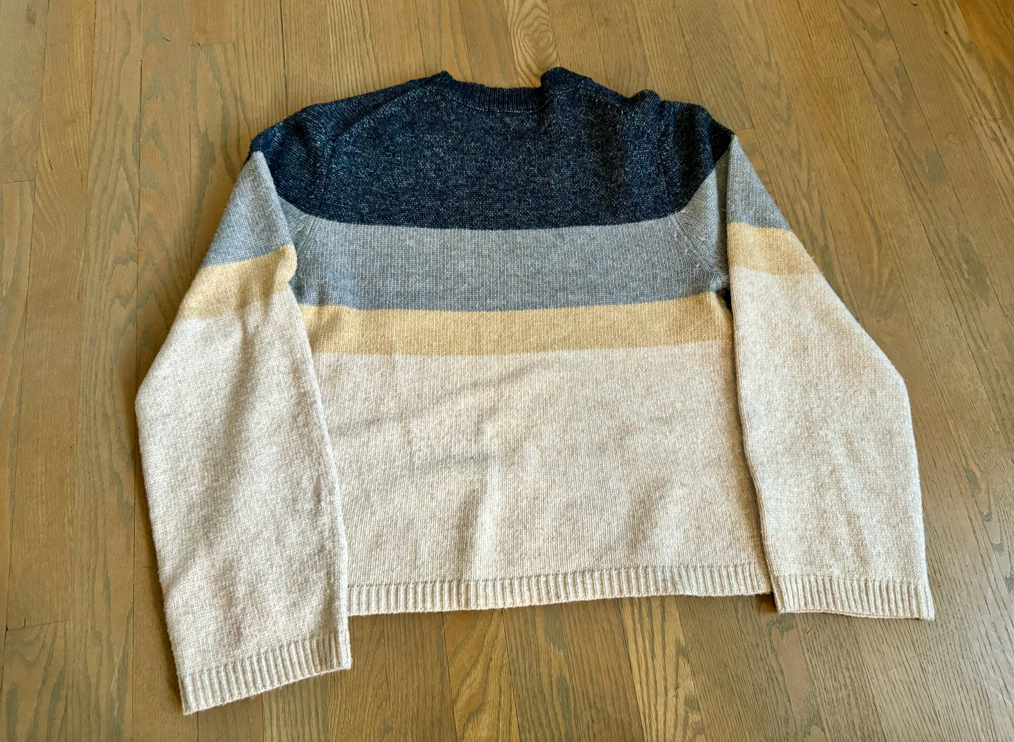 striped sweater - large