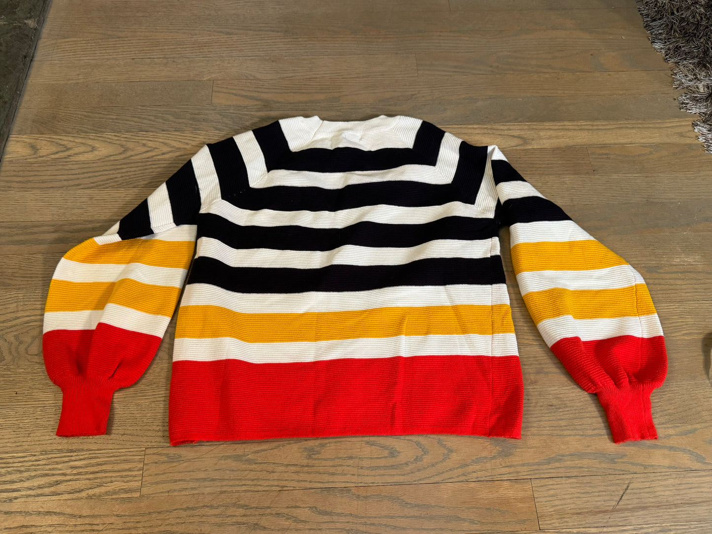striped sweater - small