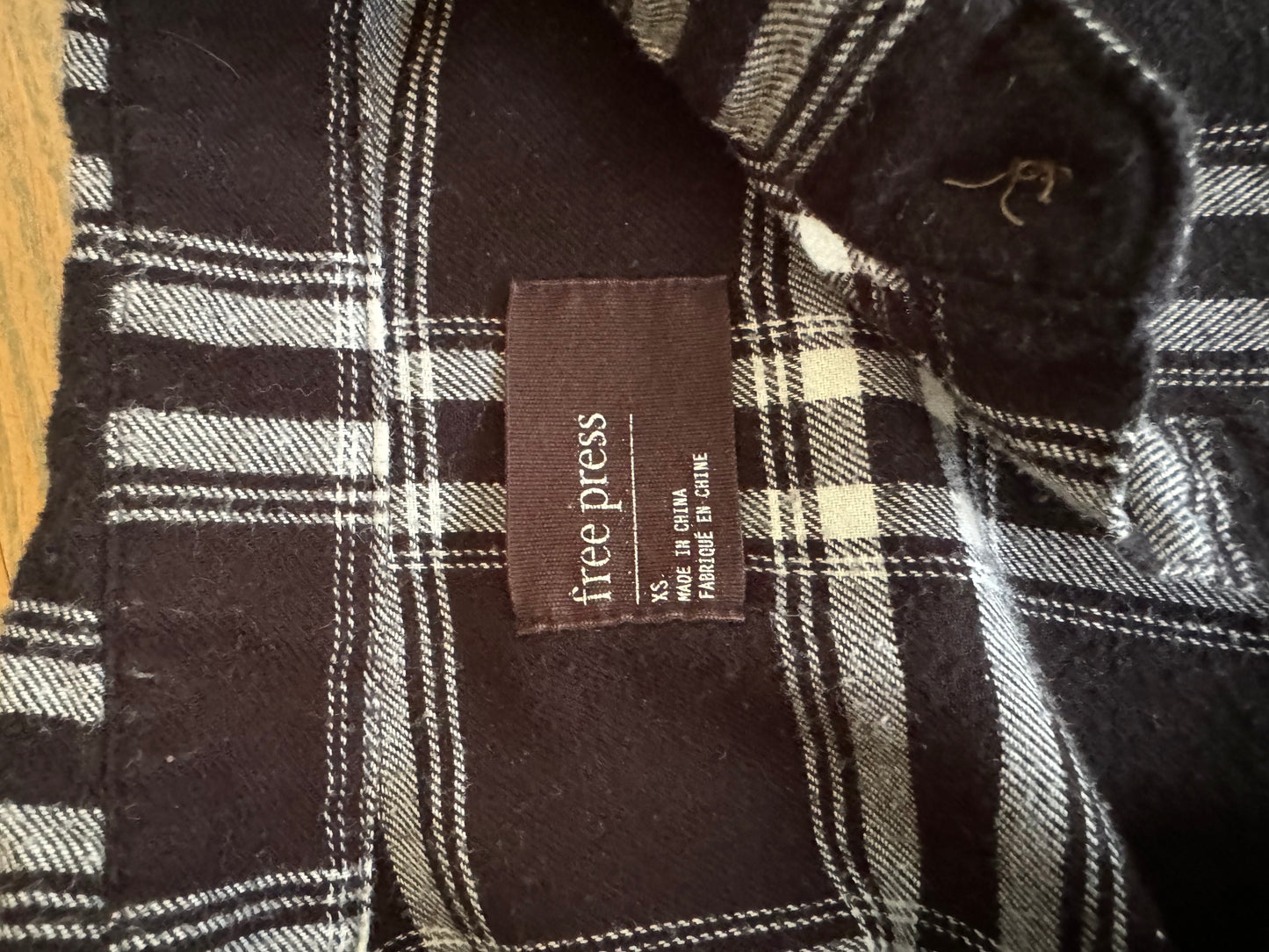 Free press flannel - XS