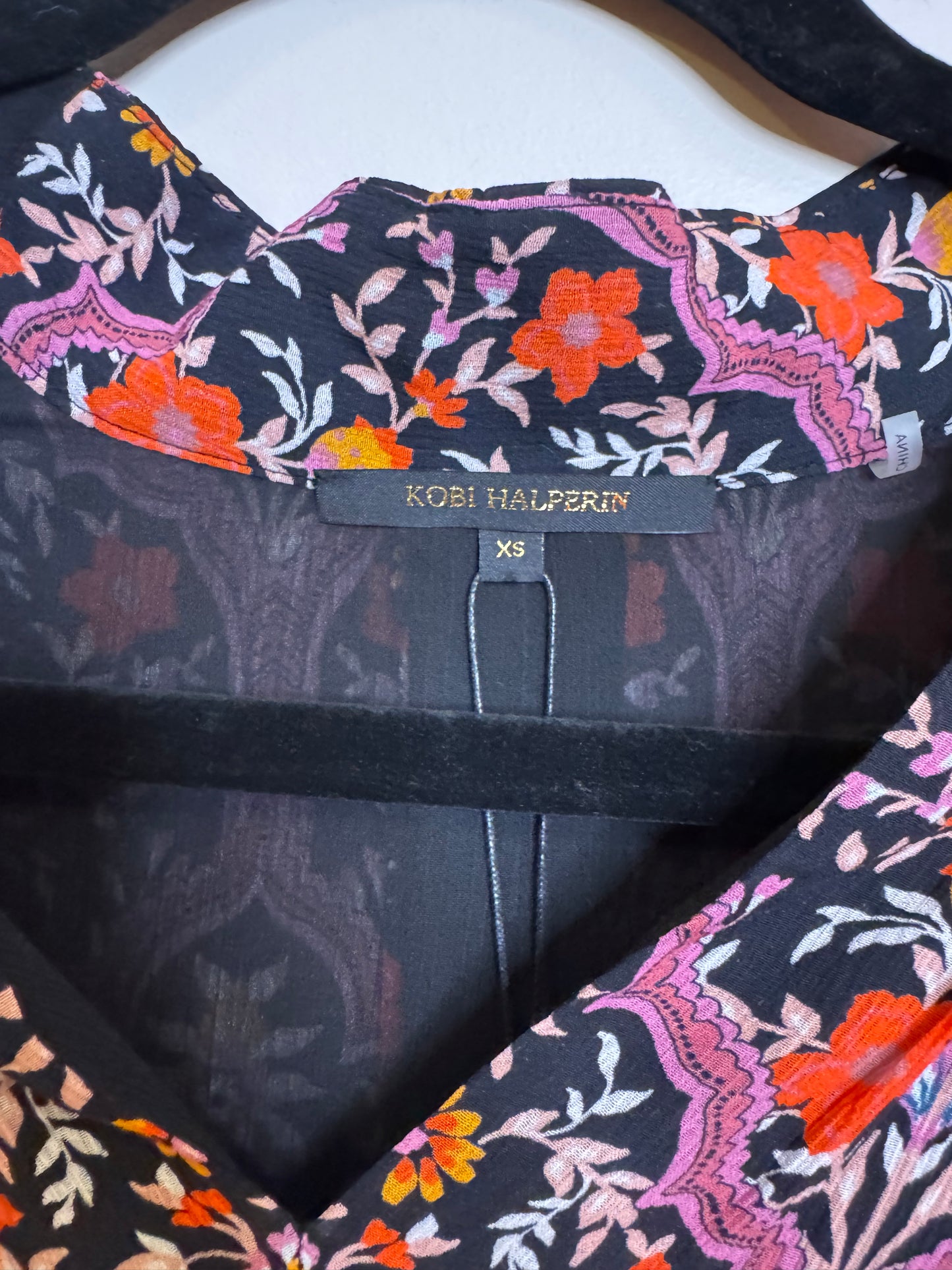 Kobi Halperin floral blouse - xs
