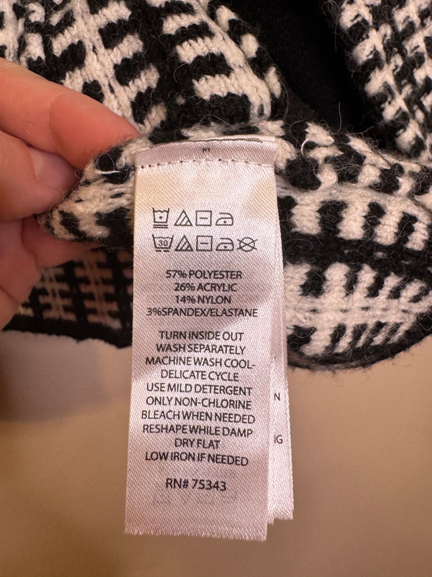 sweater blazer - small