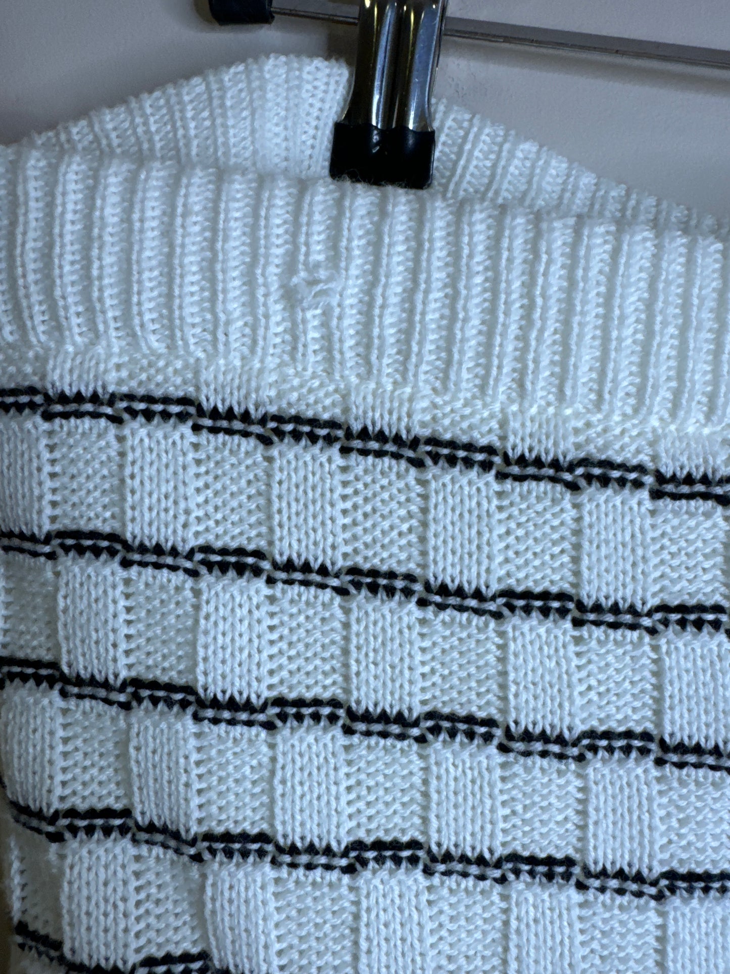 black/white sweater skirt pencil - medium