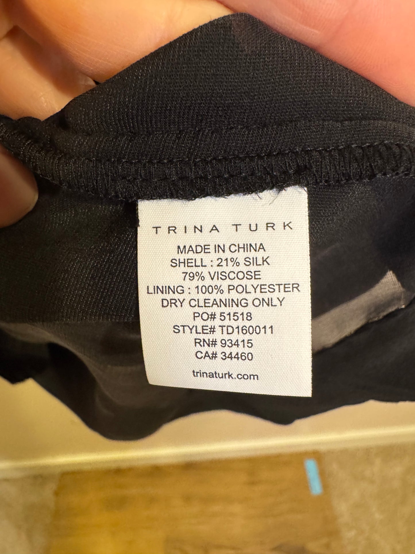 Trina Turk velvet dress - small