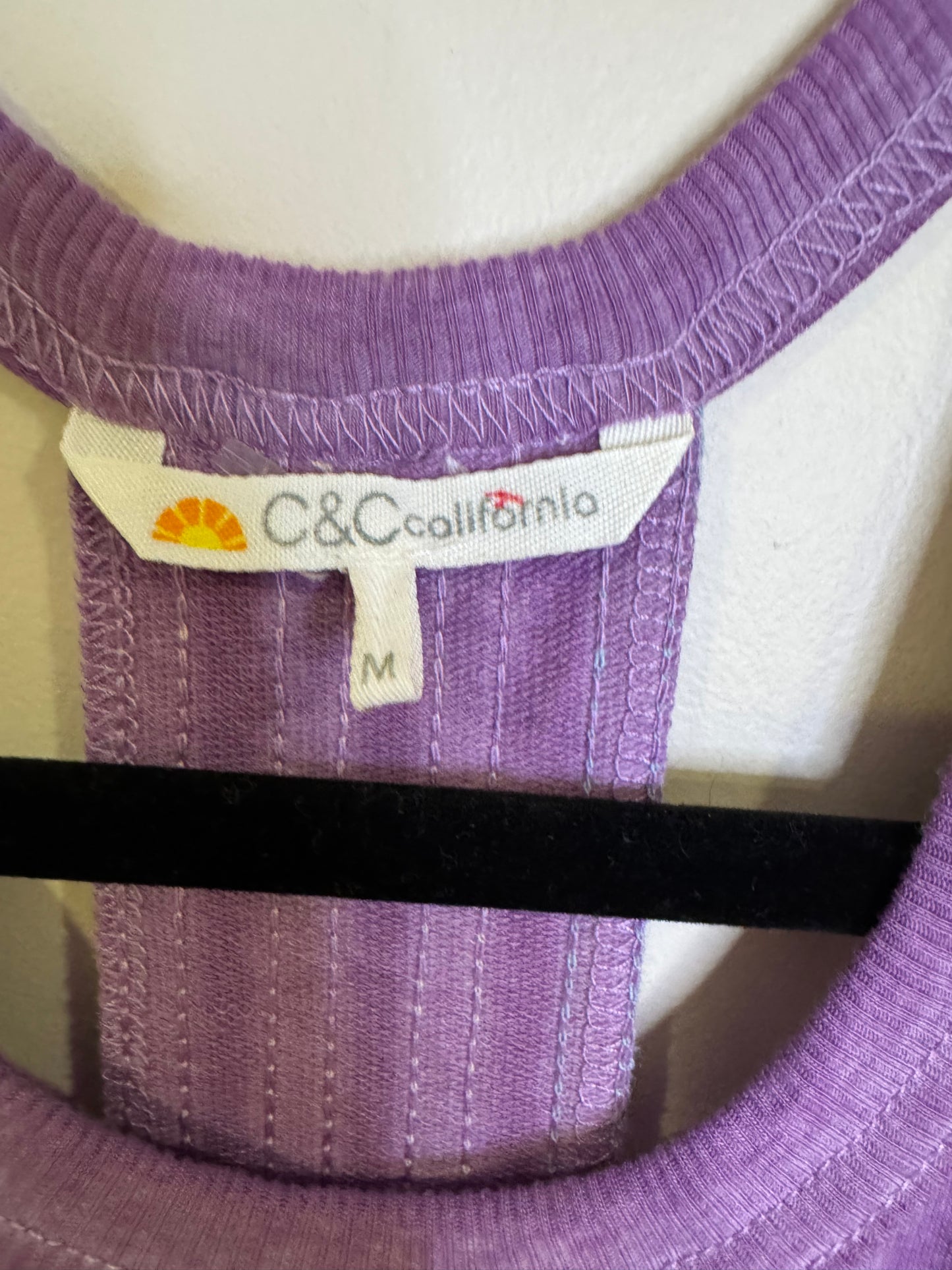 C&C California purple tank - medium NWT
