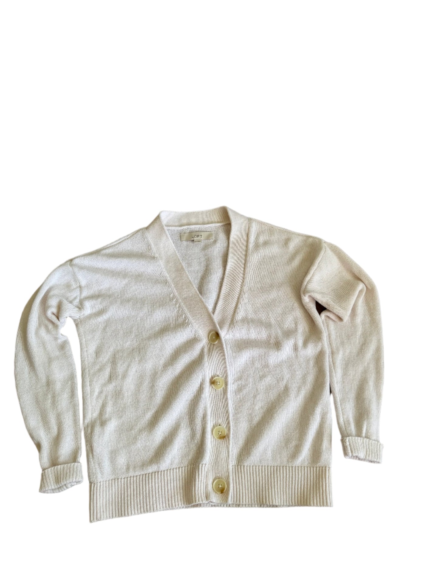 Loft cream cardigan - XS