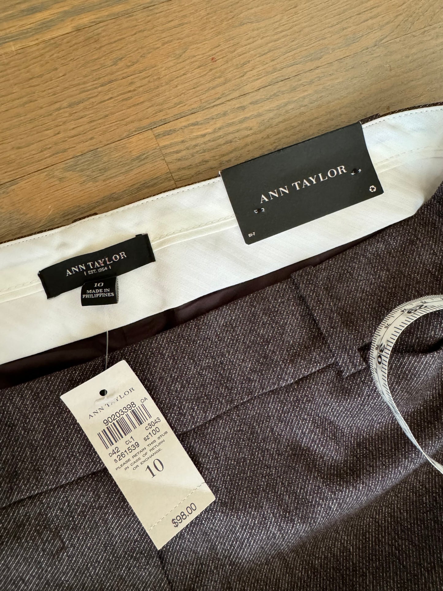 brown trouser - size 10