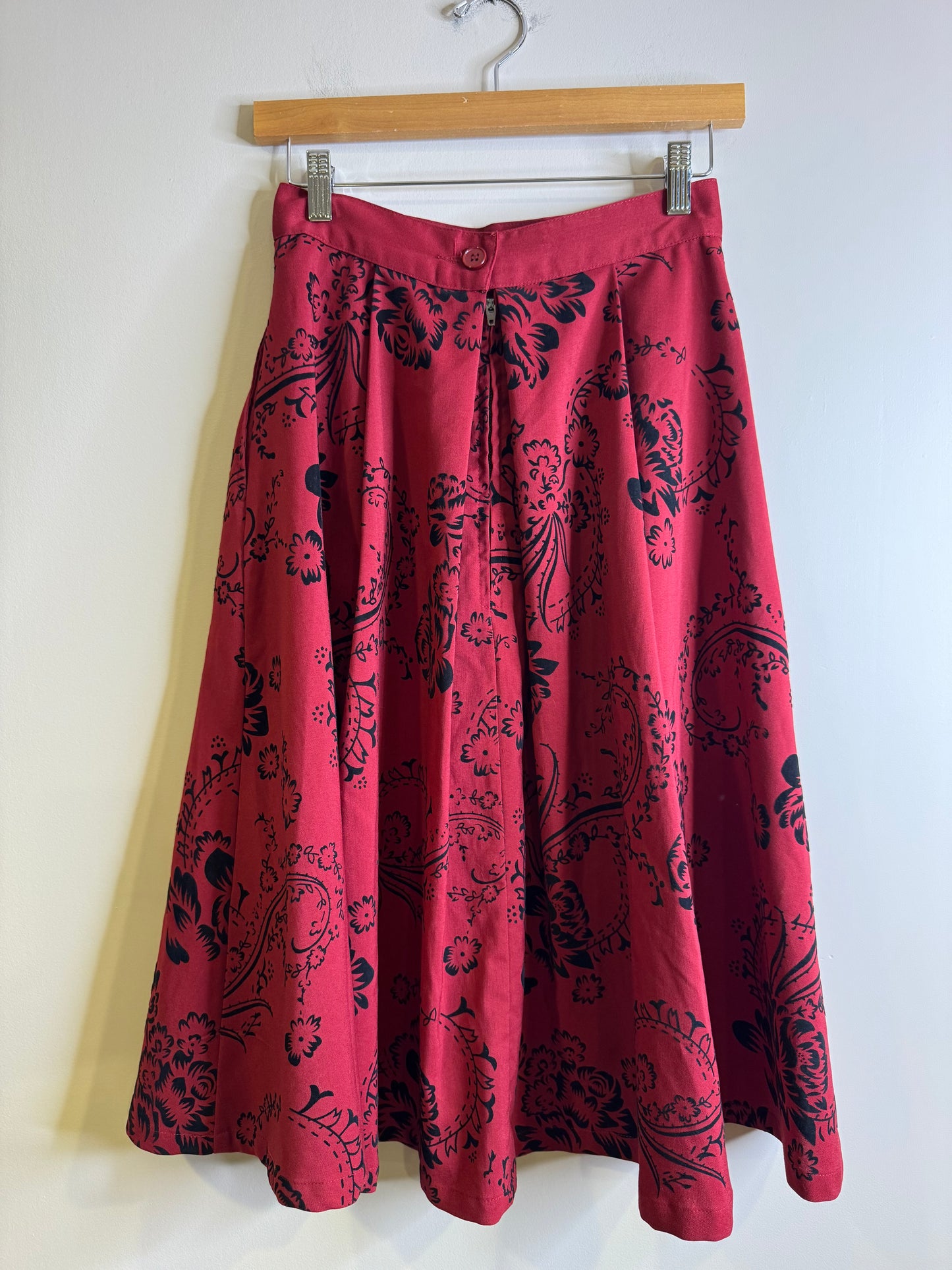 vintage holiday skirt - small