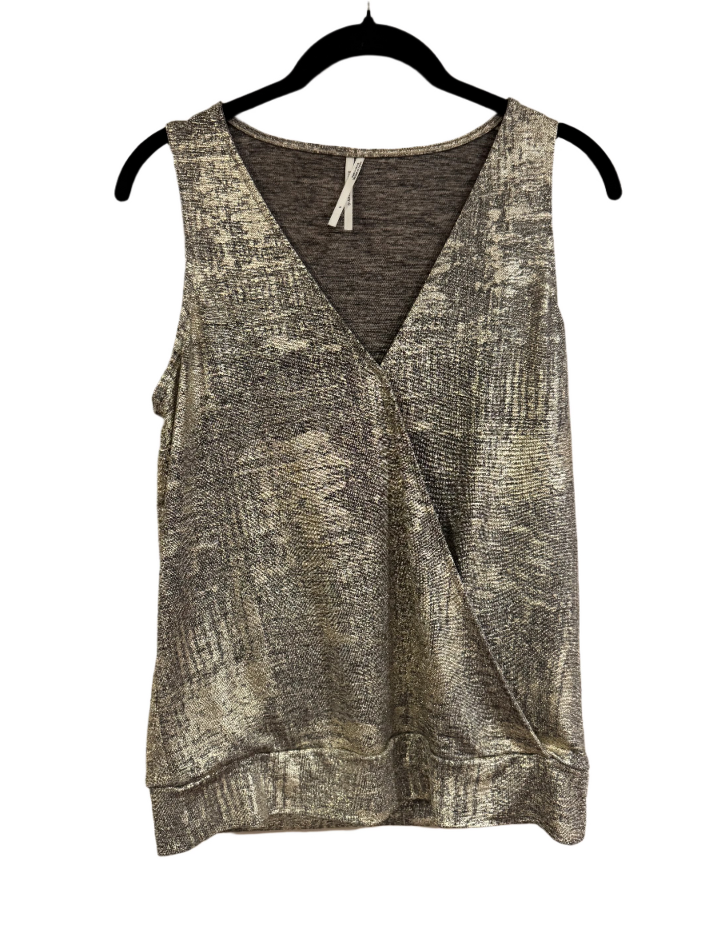 Anthropologie silver shirt - small