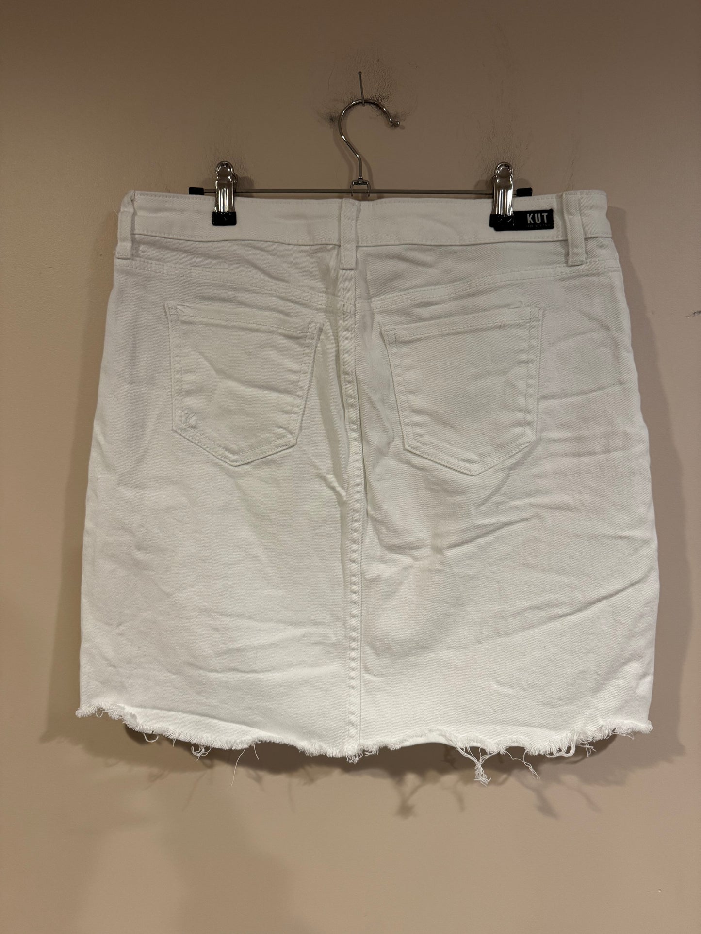 Kut from the Kloth white denim skirt - size 10